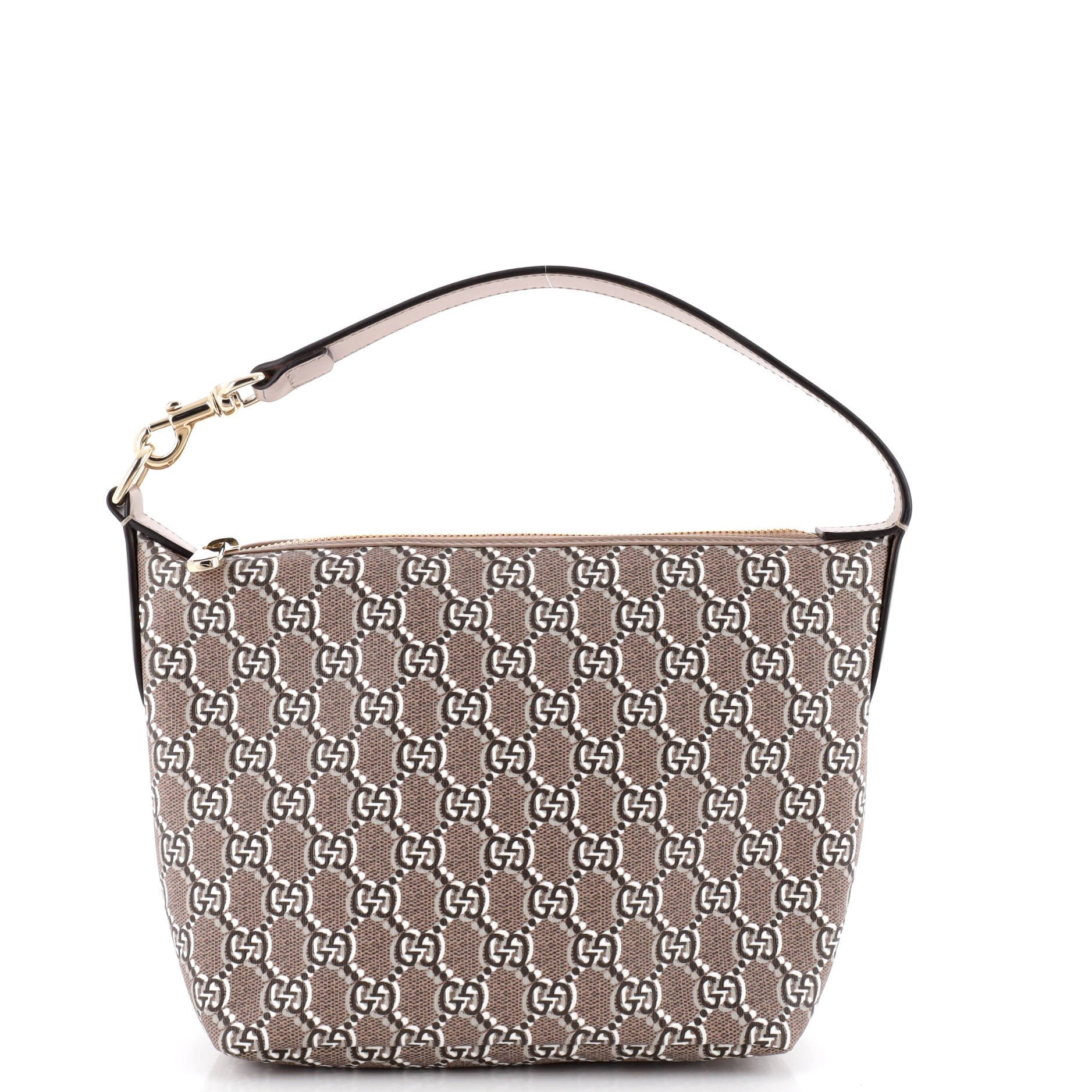 Ophidia Zip Shoulder Bag GG Shadow Coated Canvas Super Mini