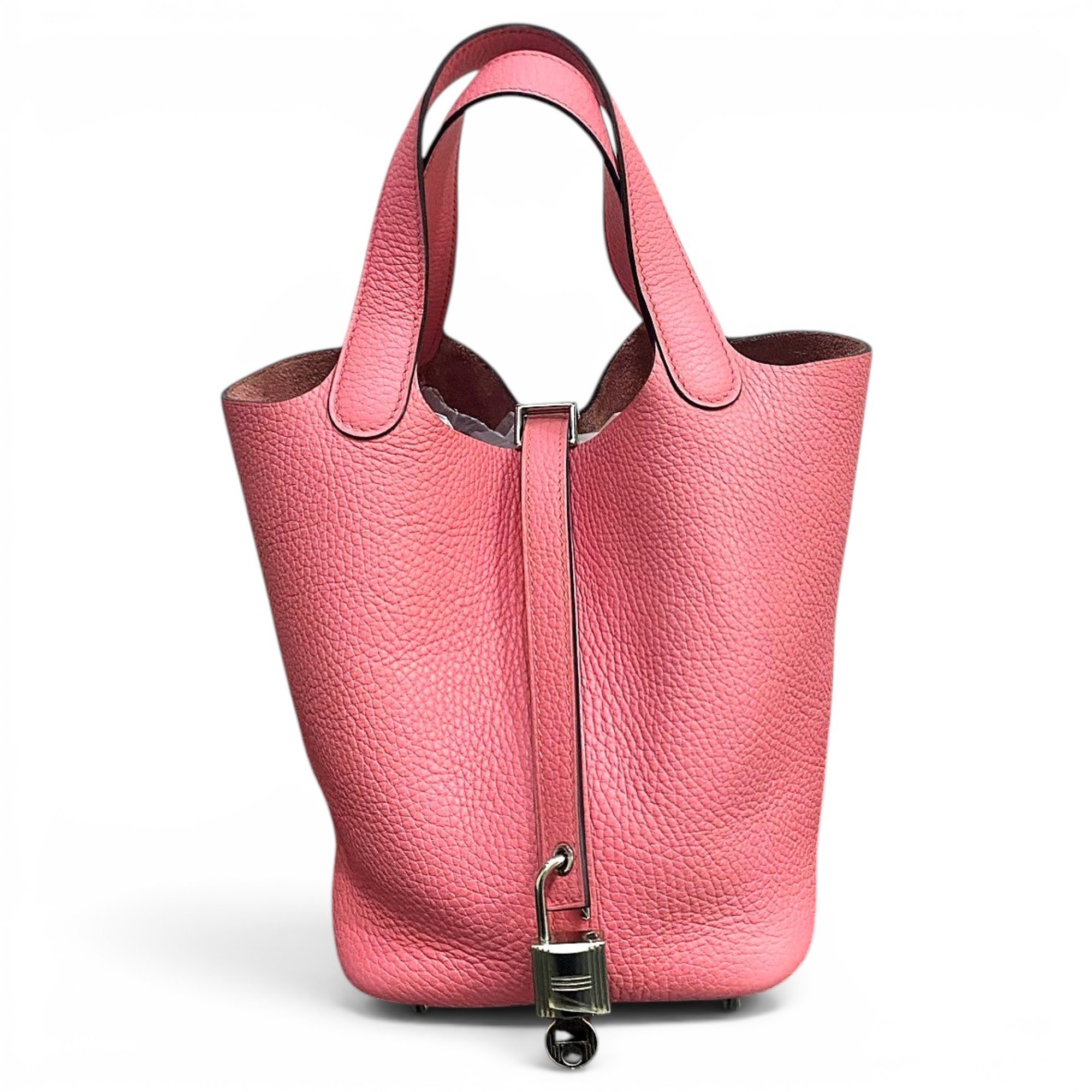Picotin leather handbag
