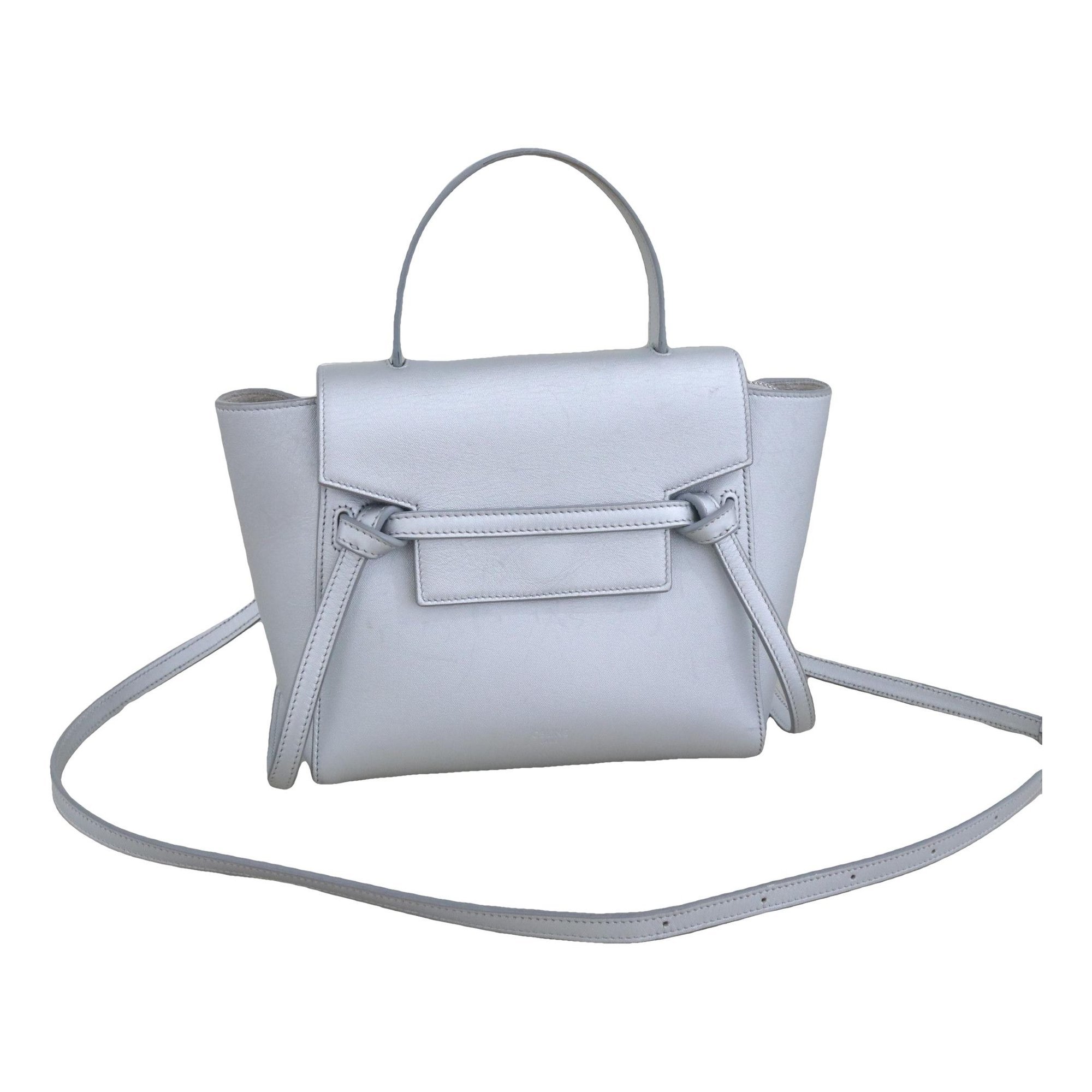 Belt leather handbag
