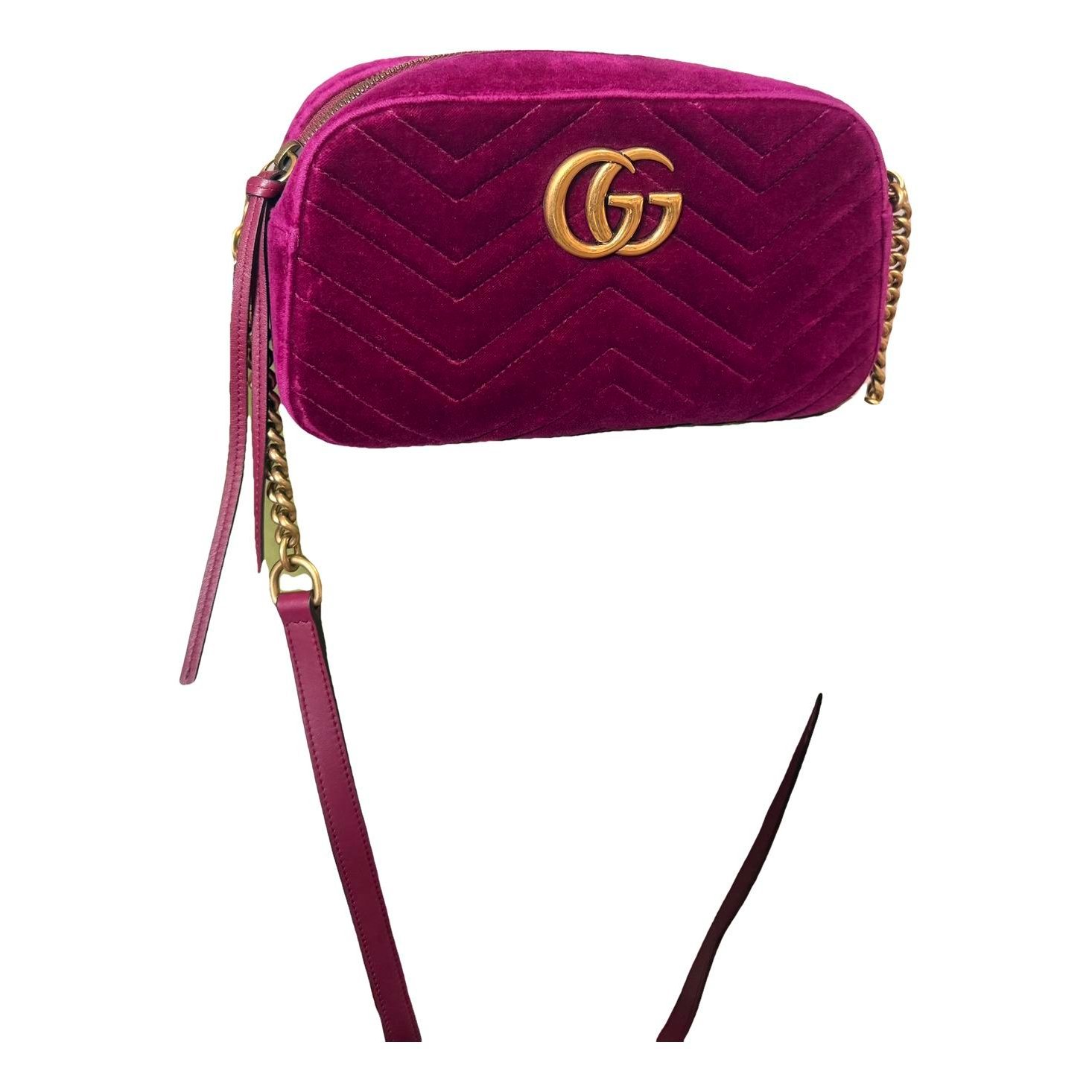 Marmont velvet clutch bag