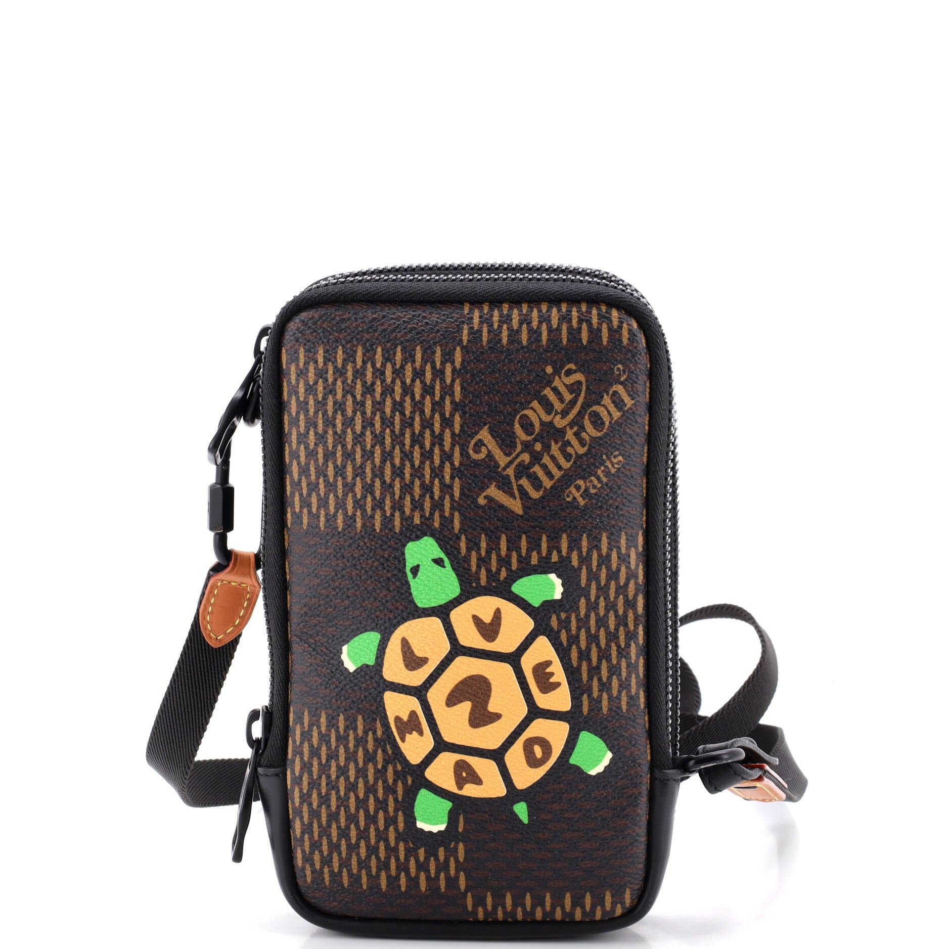 Nigo Double Phone Pouch Limited Edition Printed Giant Damier