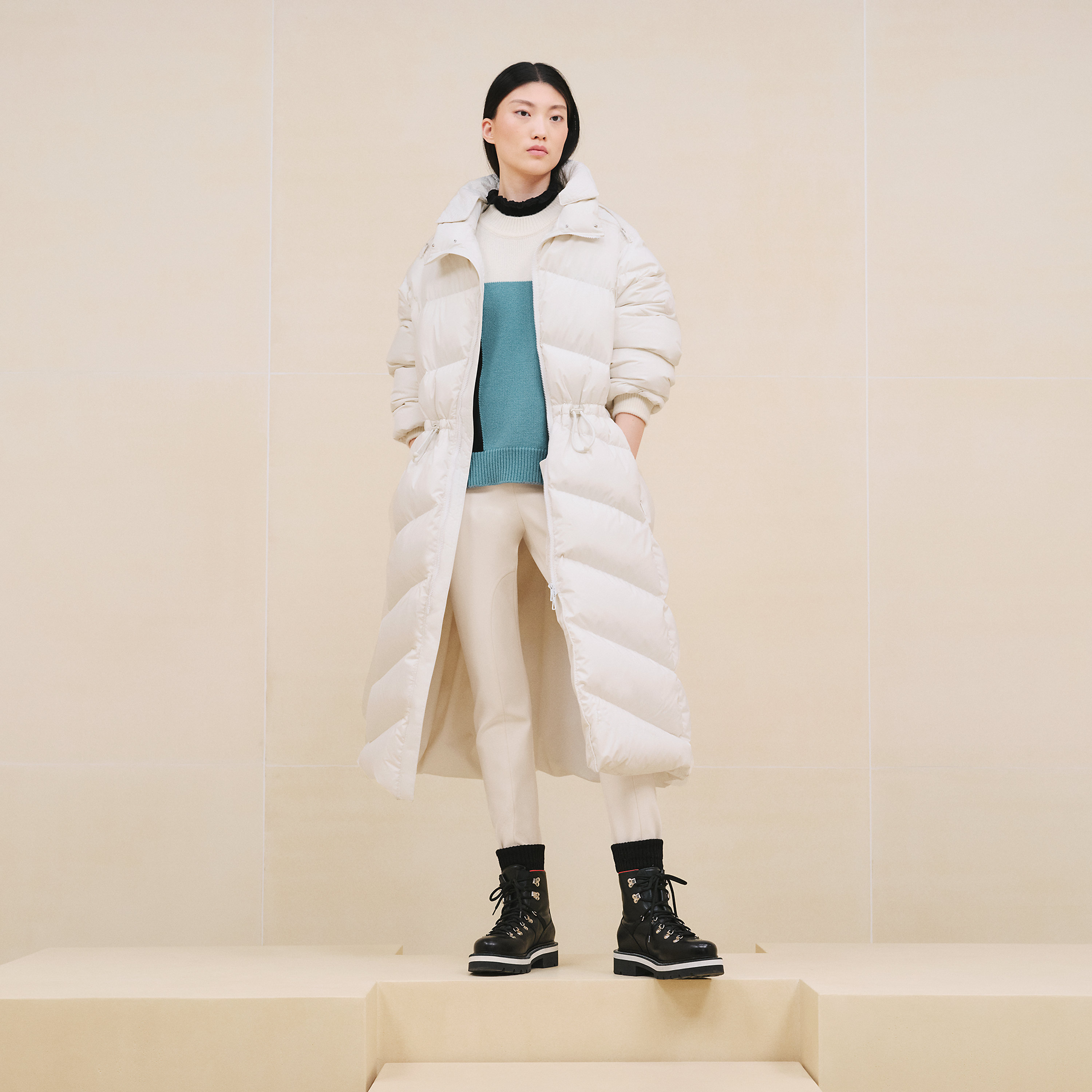 롱 푸퍼 코트