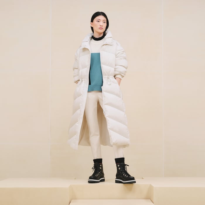 블랑 나크르 롱 푸퍼 코트
