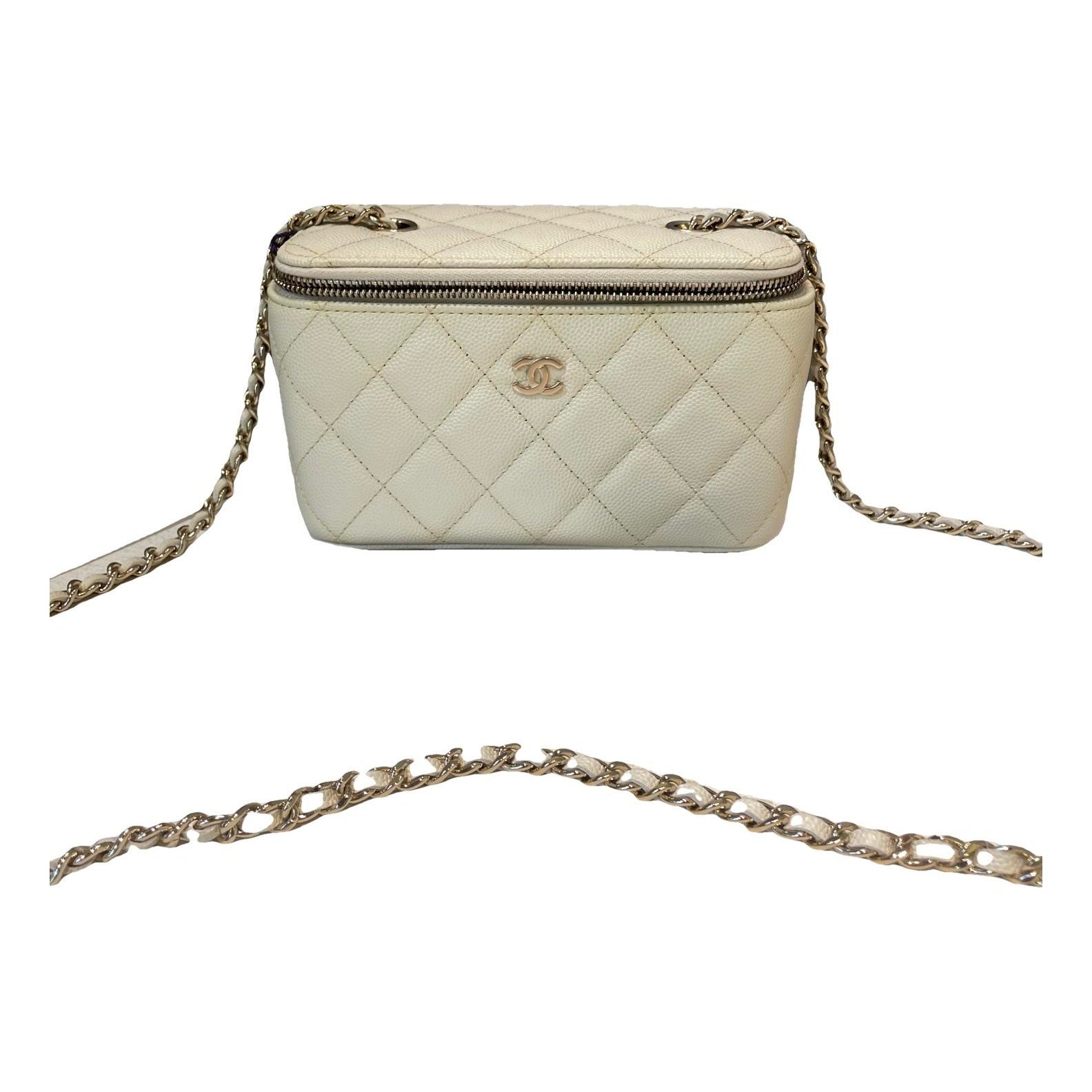 Trendy CC Vanity leather handbag