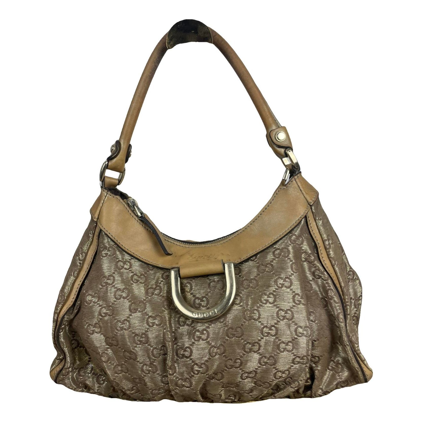 D-Ring leather handbag