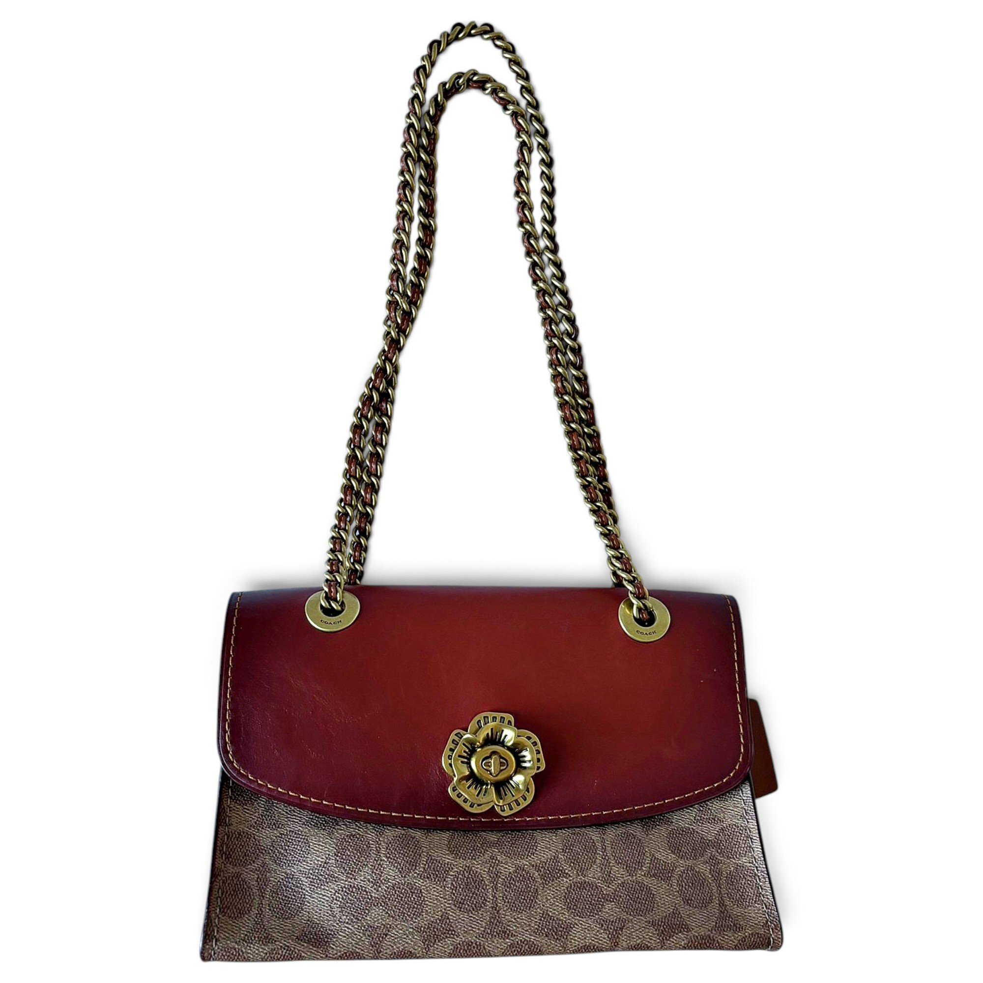 Parker leather crossbody bag