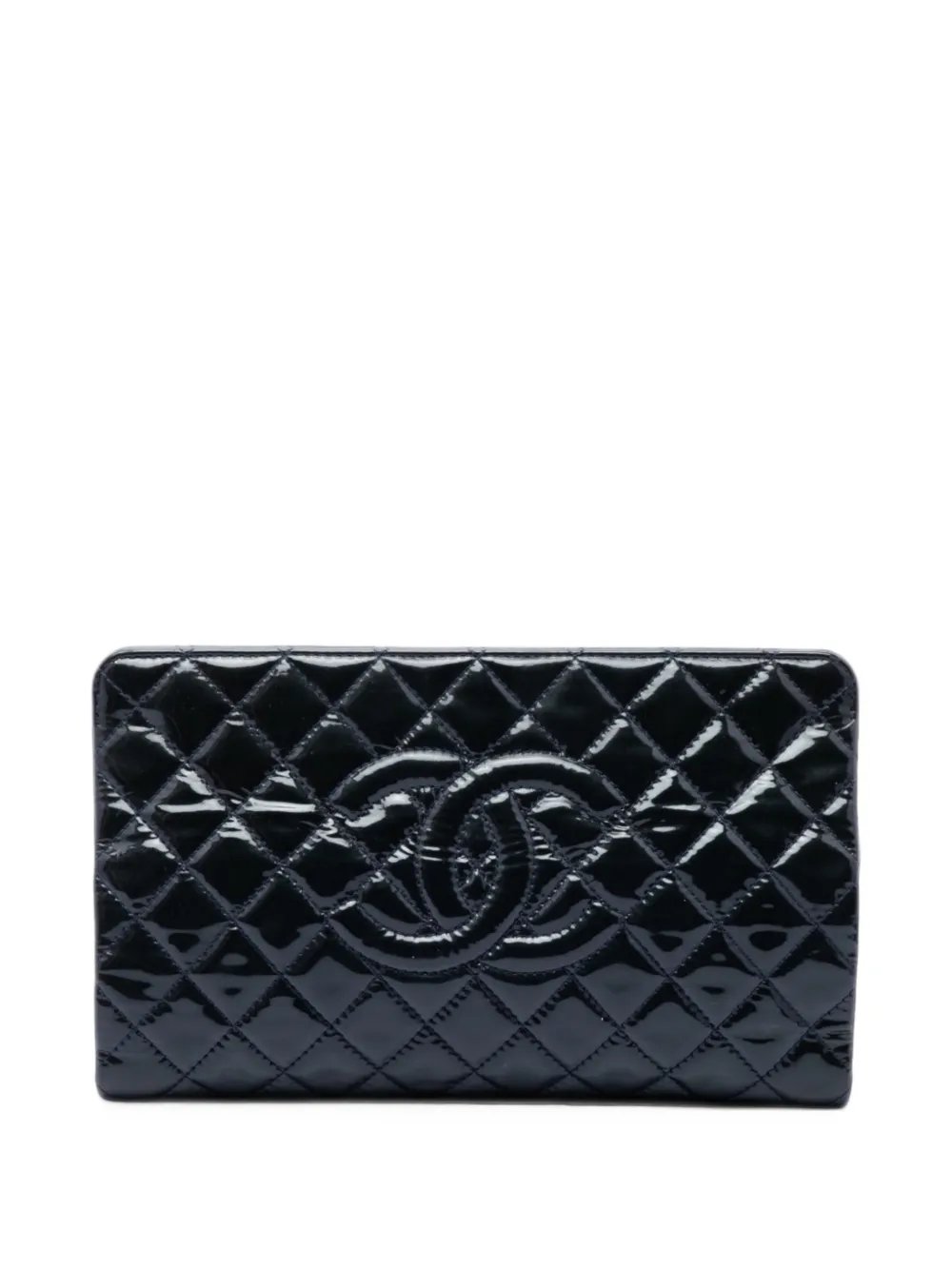 2012-2013 CC Quilted Patent Timeless clutch bag