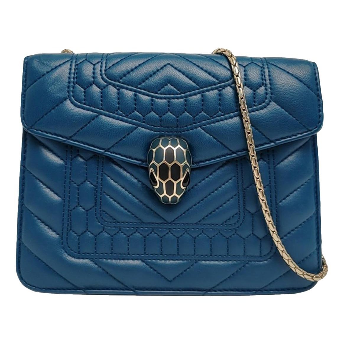 Serpenti leather handbag