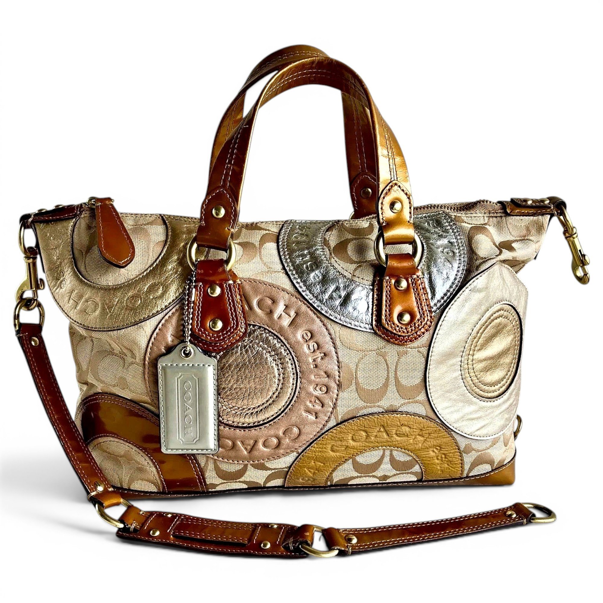 Leather handbag