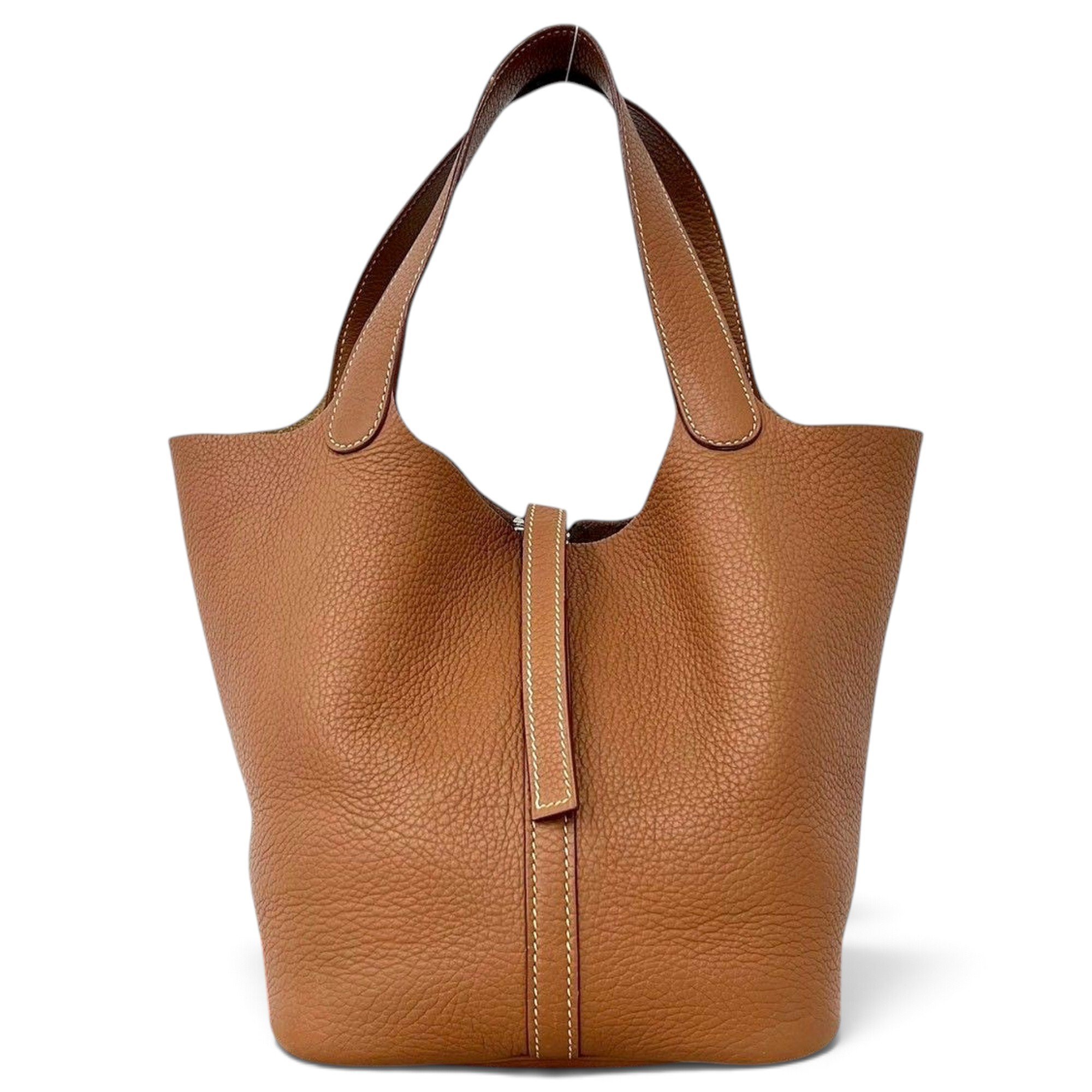 Picotin leather handbag
