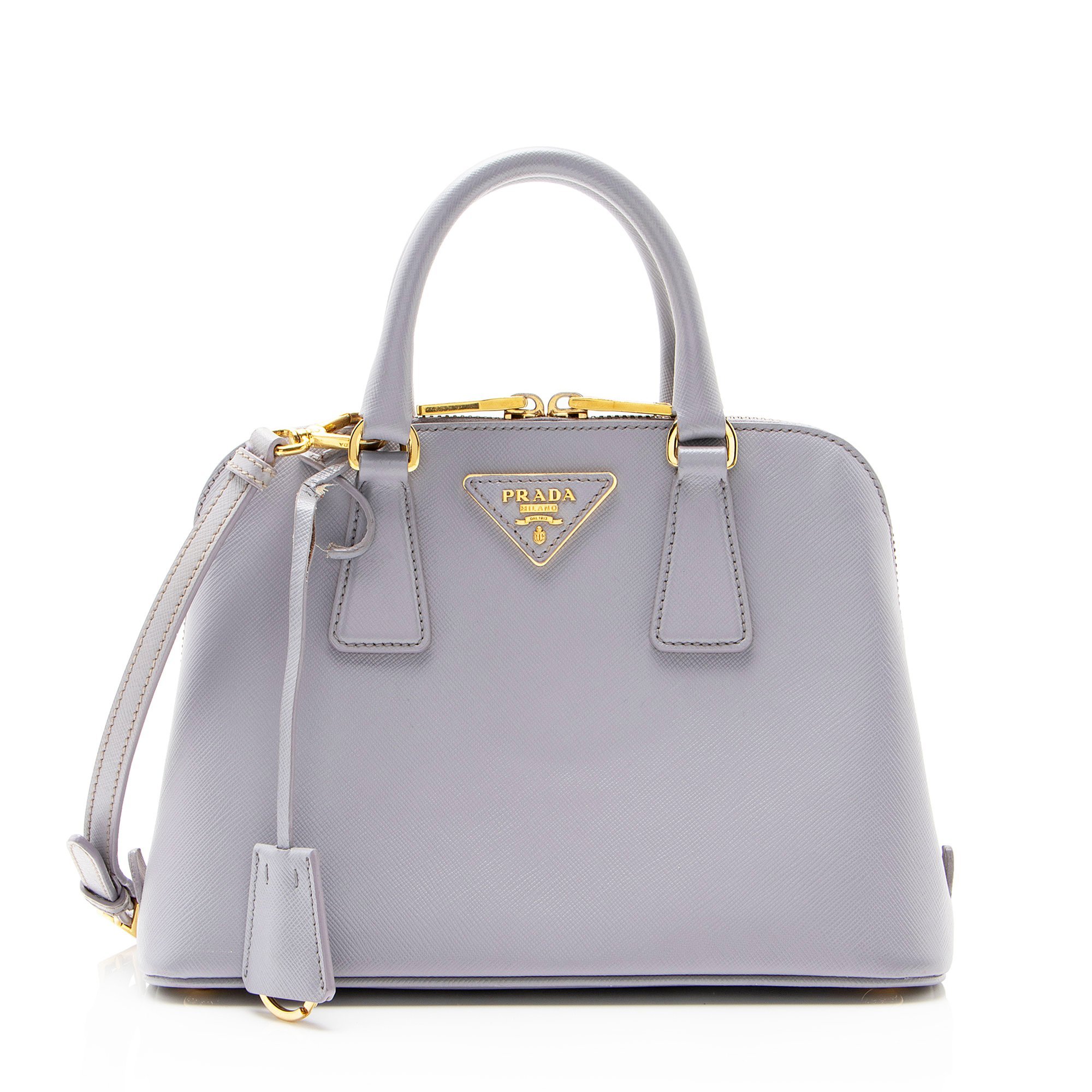 Promenade leather satchel
