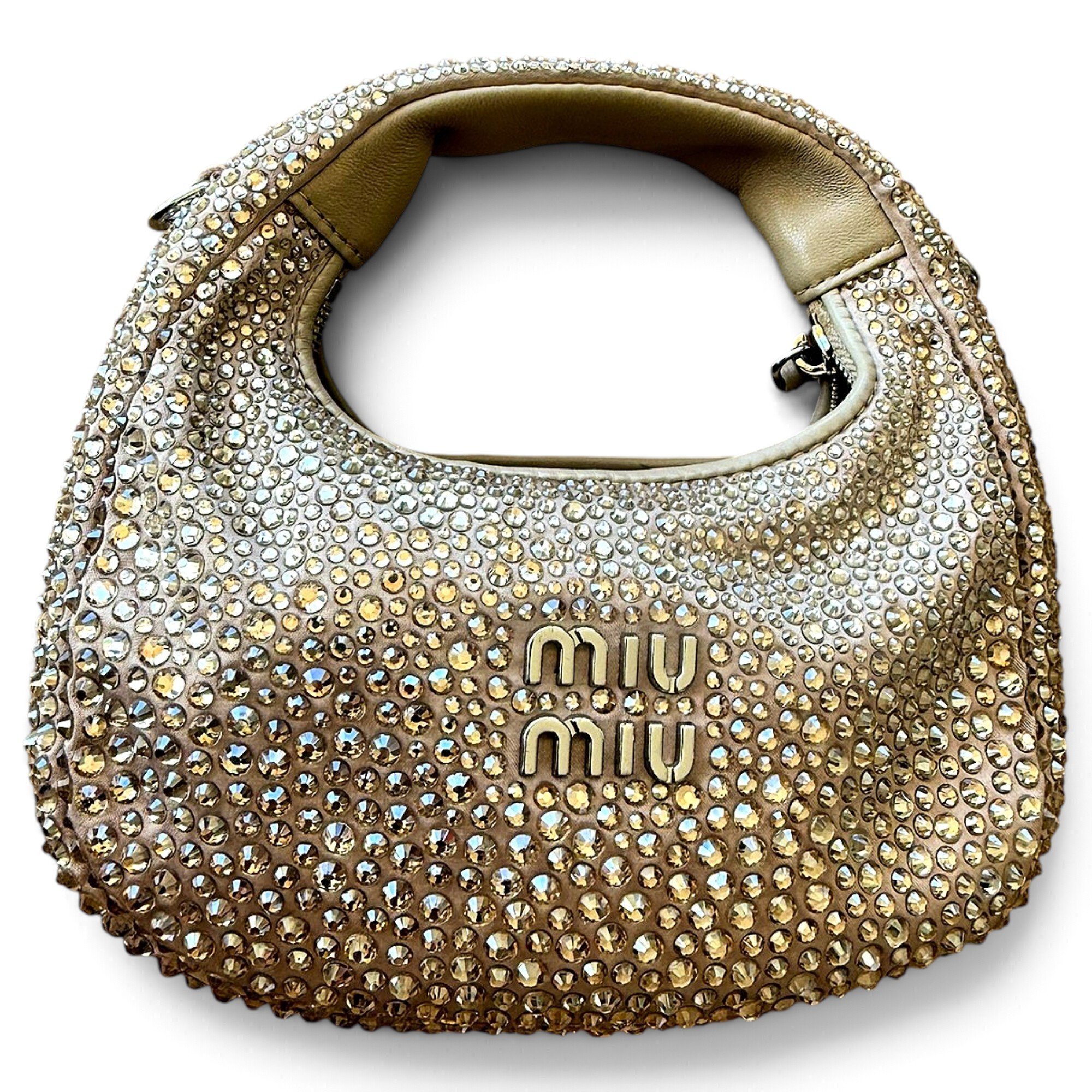 Miu Wander silk mini bag