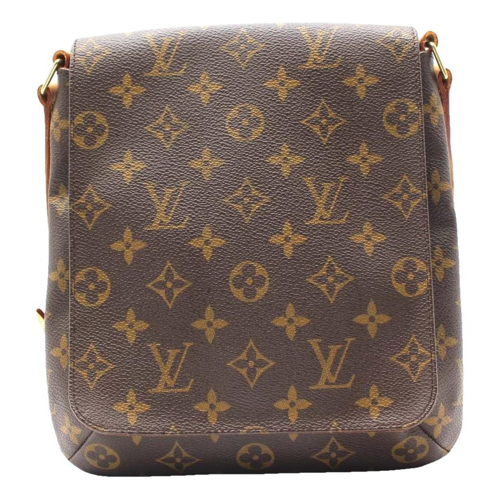 Musette cloth handbag