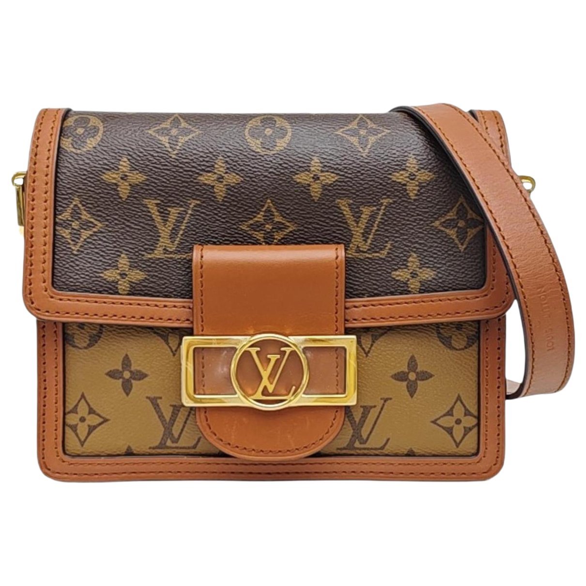 Louis Vuitton Dauphine leather handbag