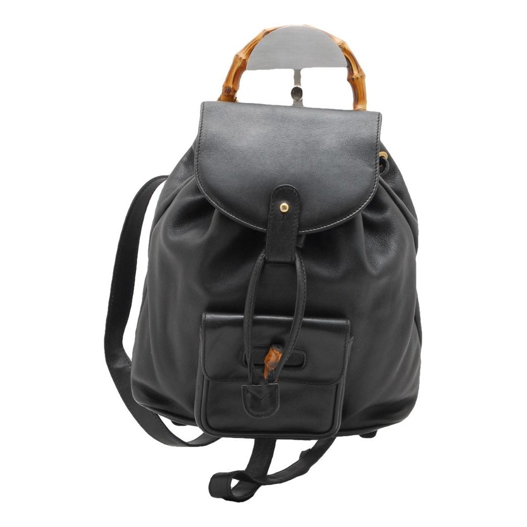 Leather backpack