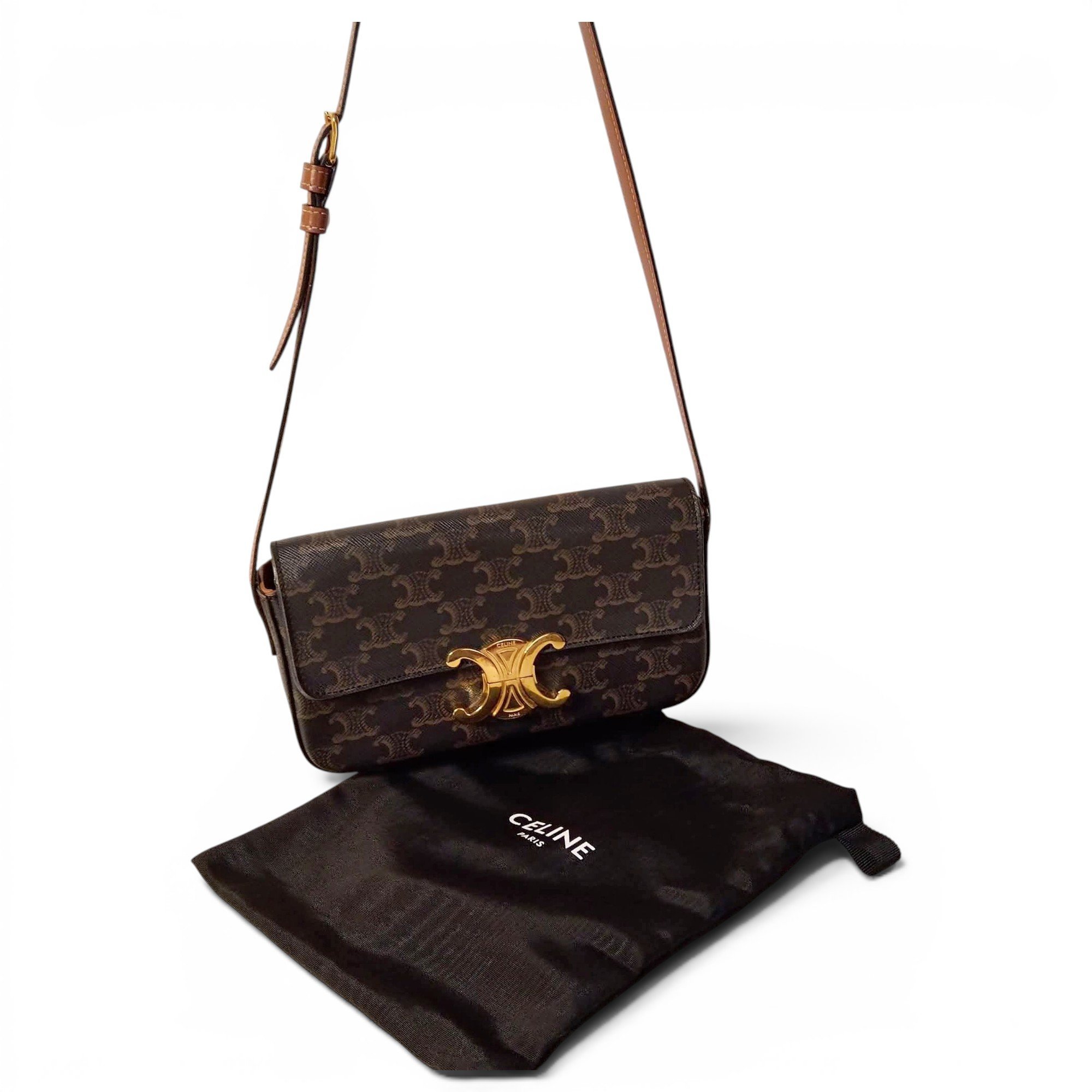 Triomphe cloth handbag