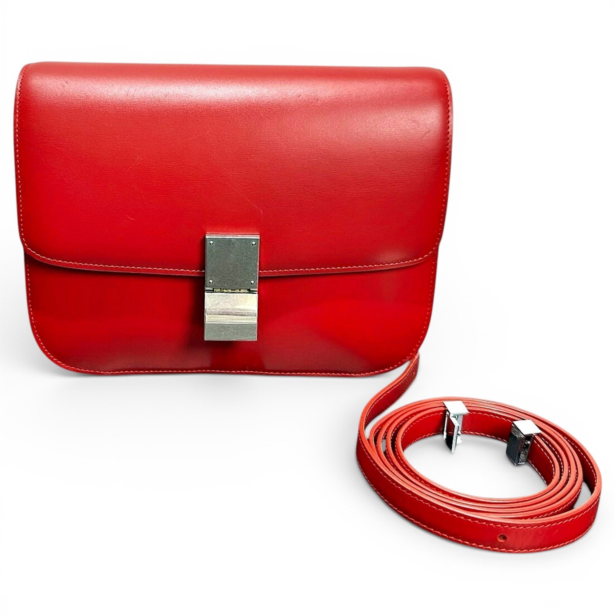 Classic leather handbag