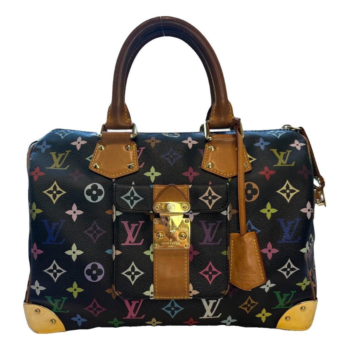 Speedy leather handbag