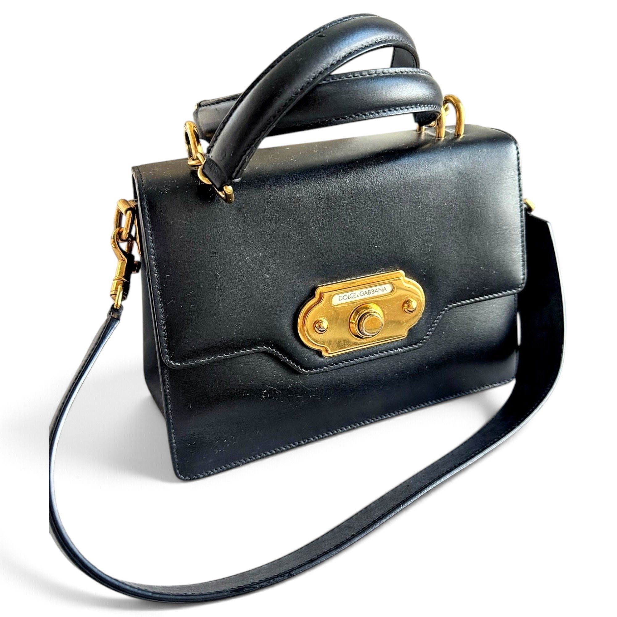 Welcome leather handbag