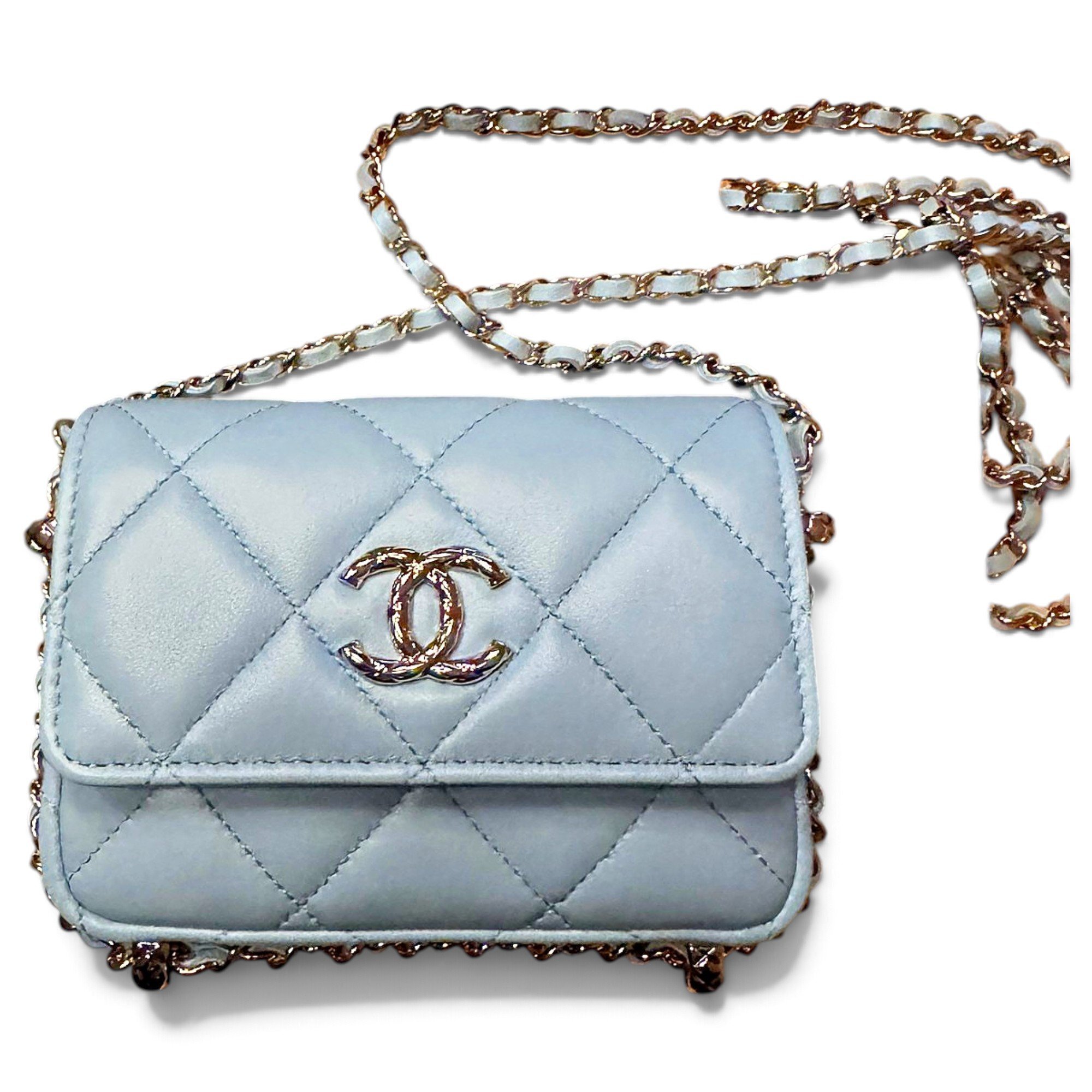 Leather mini bag