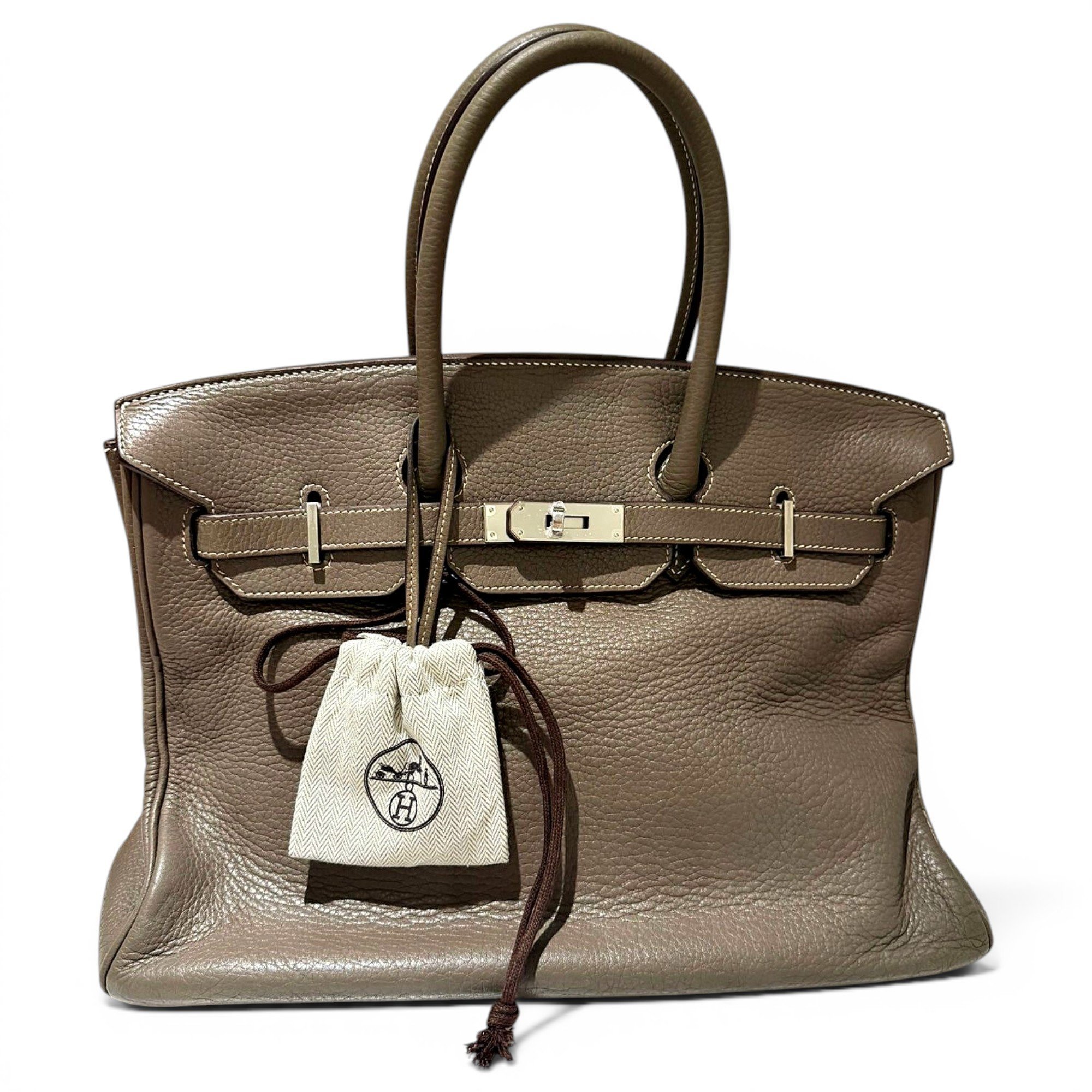 Birkin 35 leather handbag