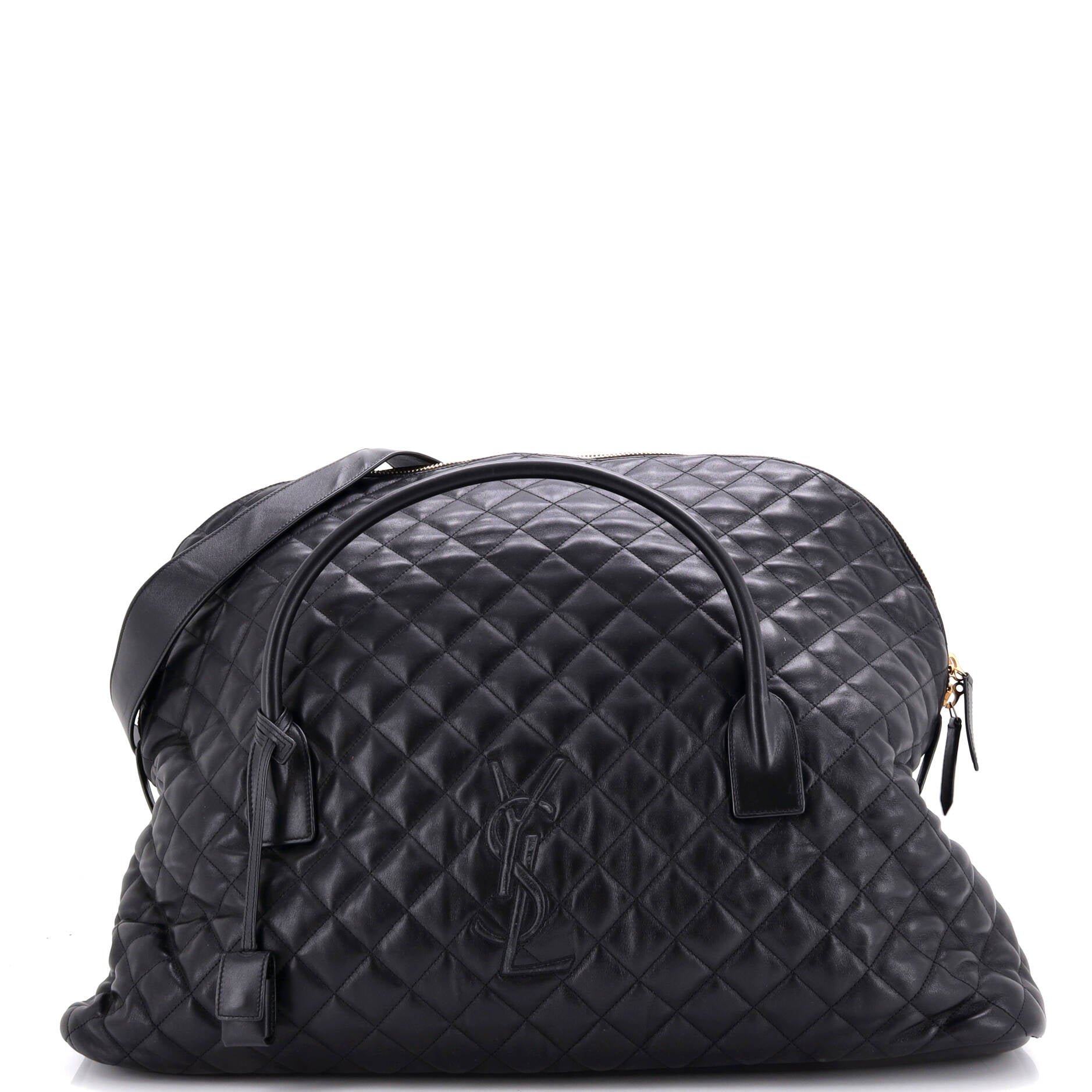 ES Giant Travel Bag Quilted Leather