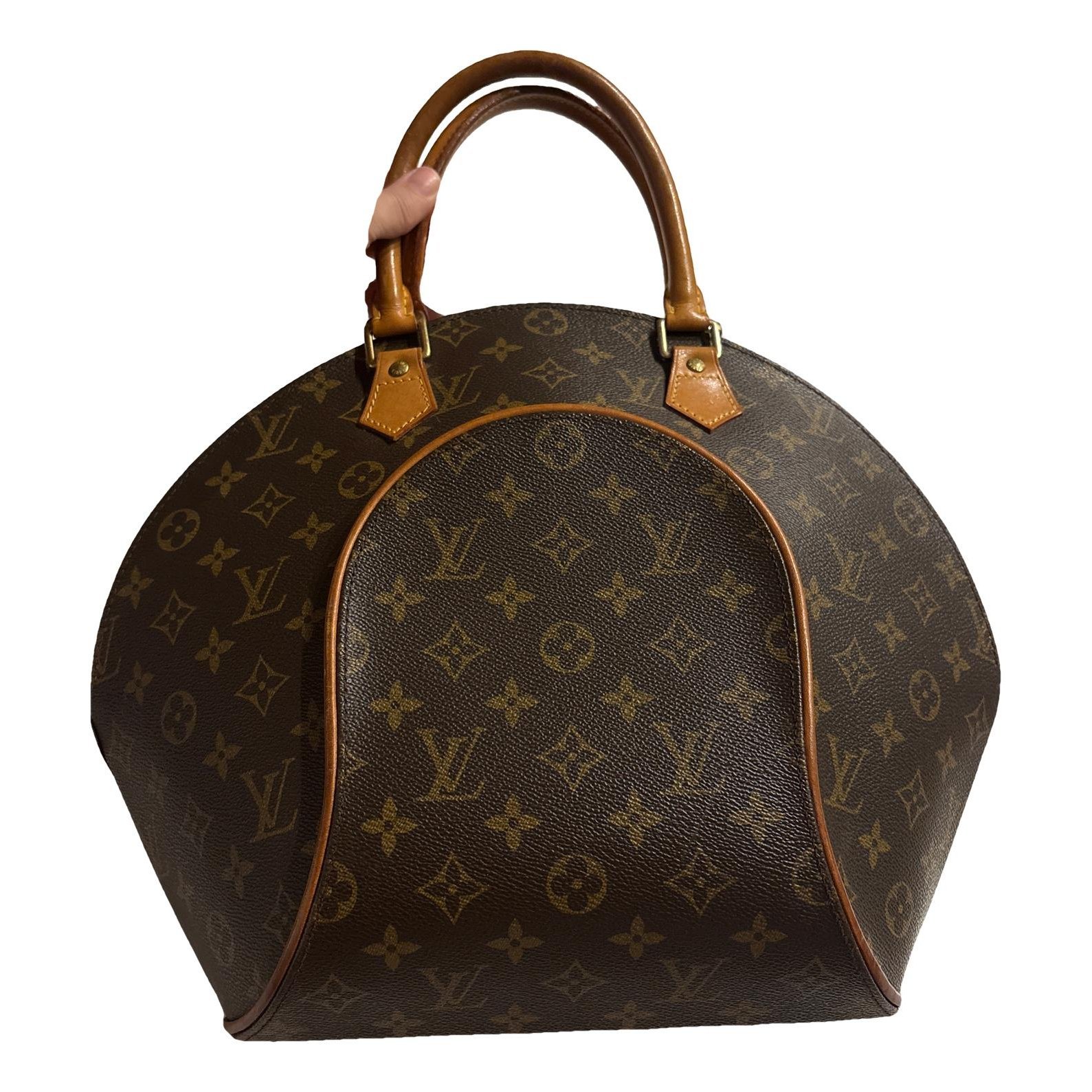 Ellipse cloth handbag
