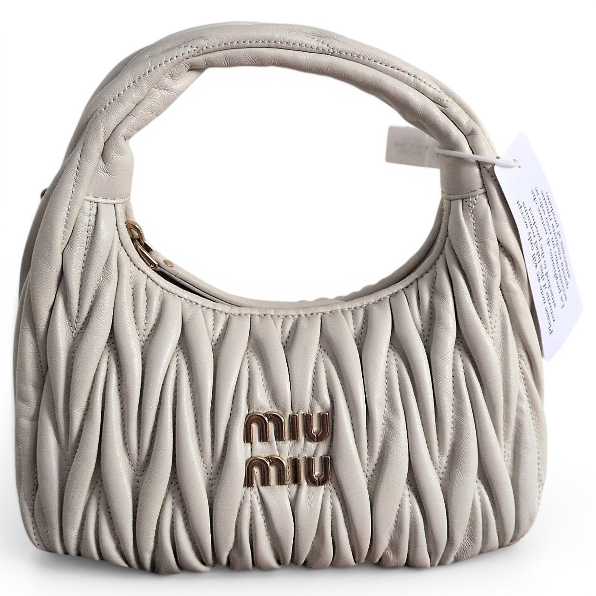 Miu Wander leather handbag