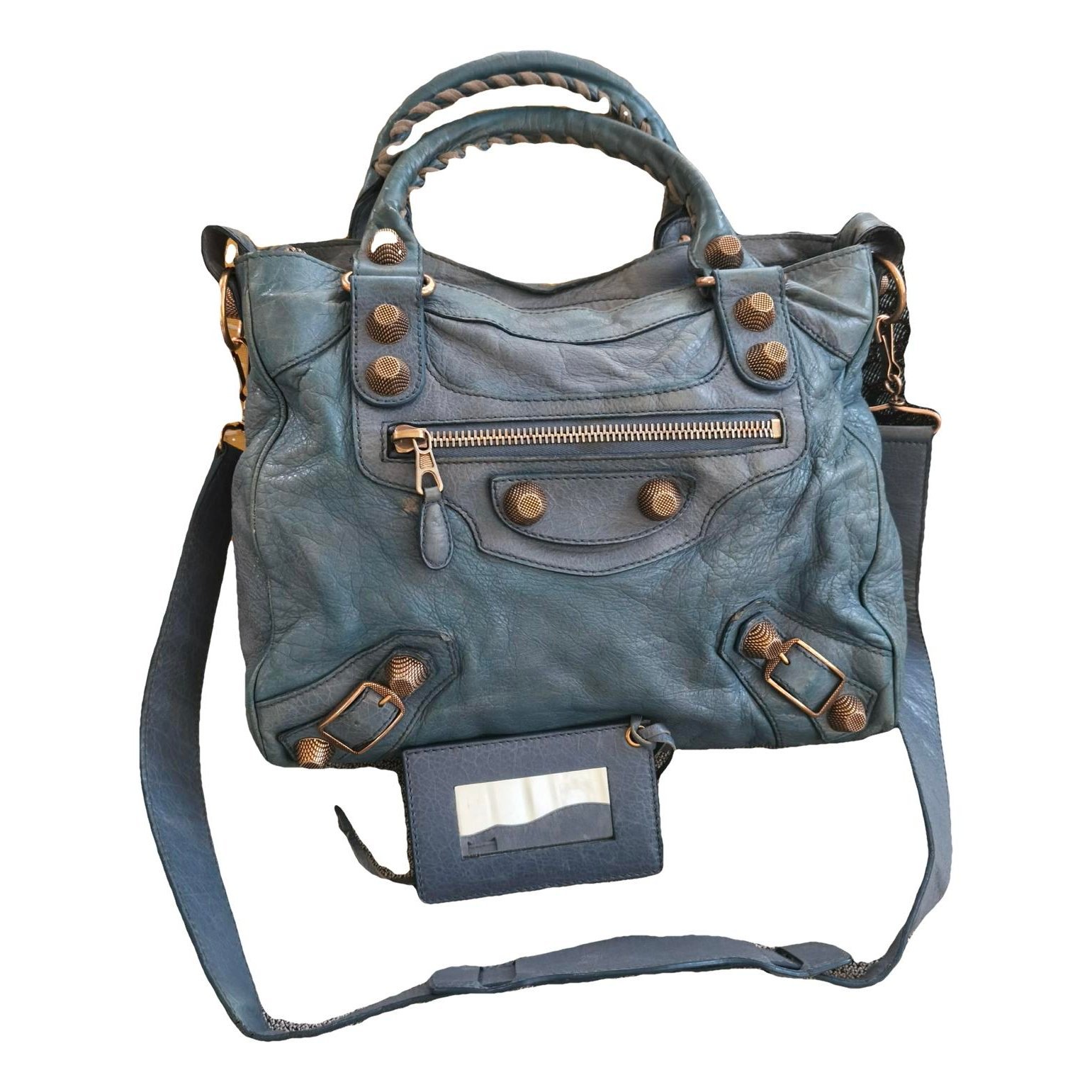 Vélo leather handbag