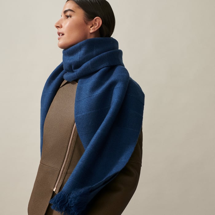 Indigo Rayee H Stole