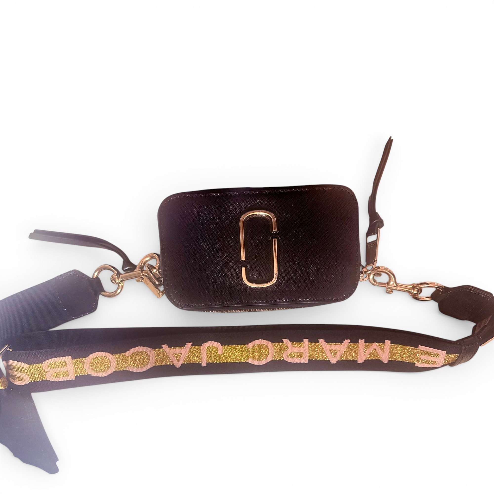 Snapshot leather crossbody bag