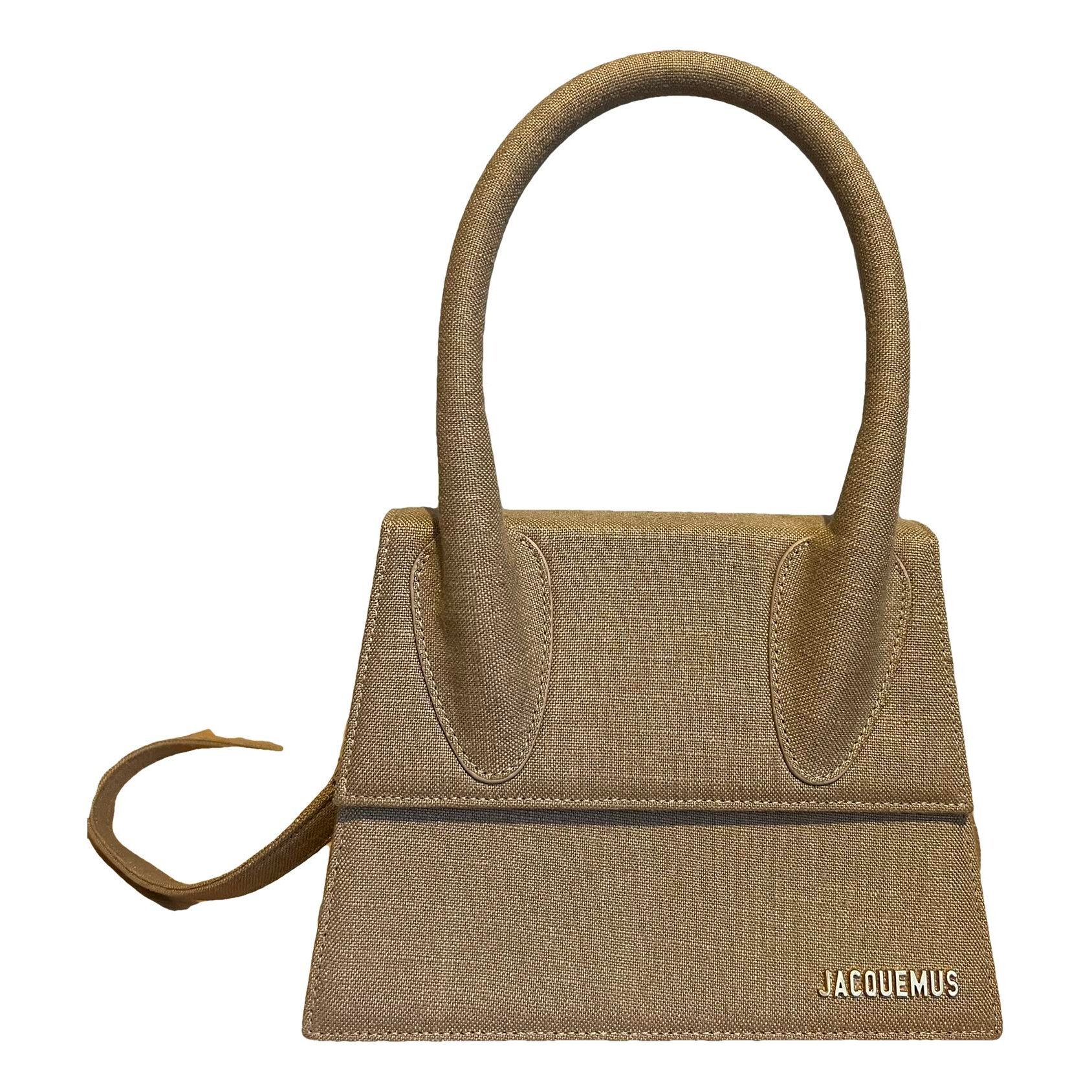 Jacquemus Le Chiquito Moyen linen handbag