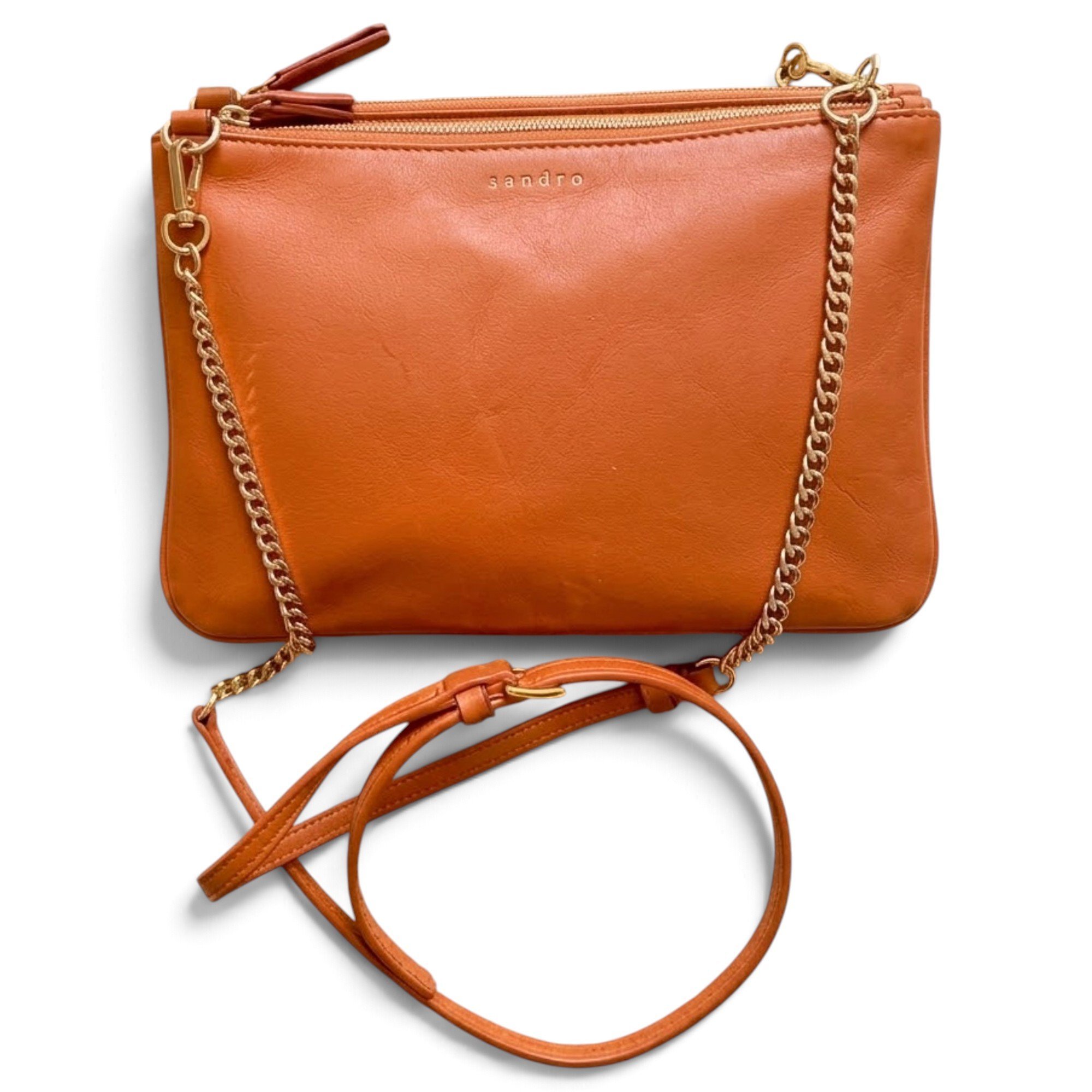Addict leather crossbody bag