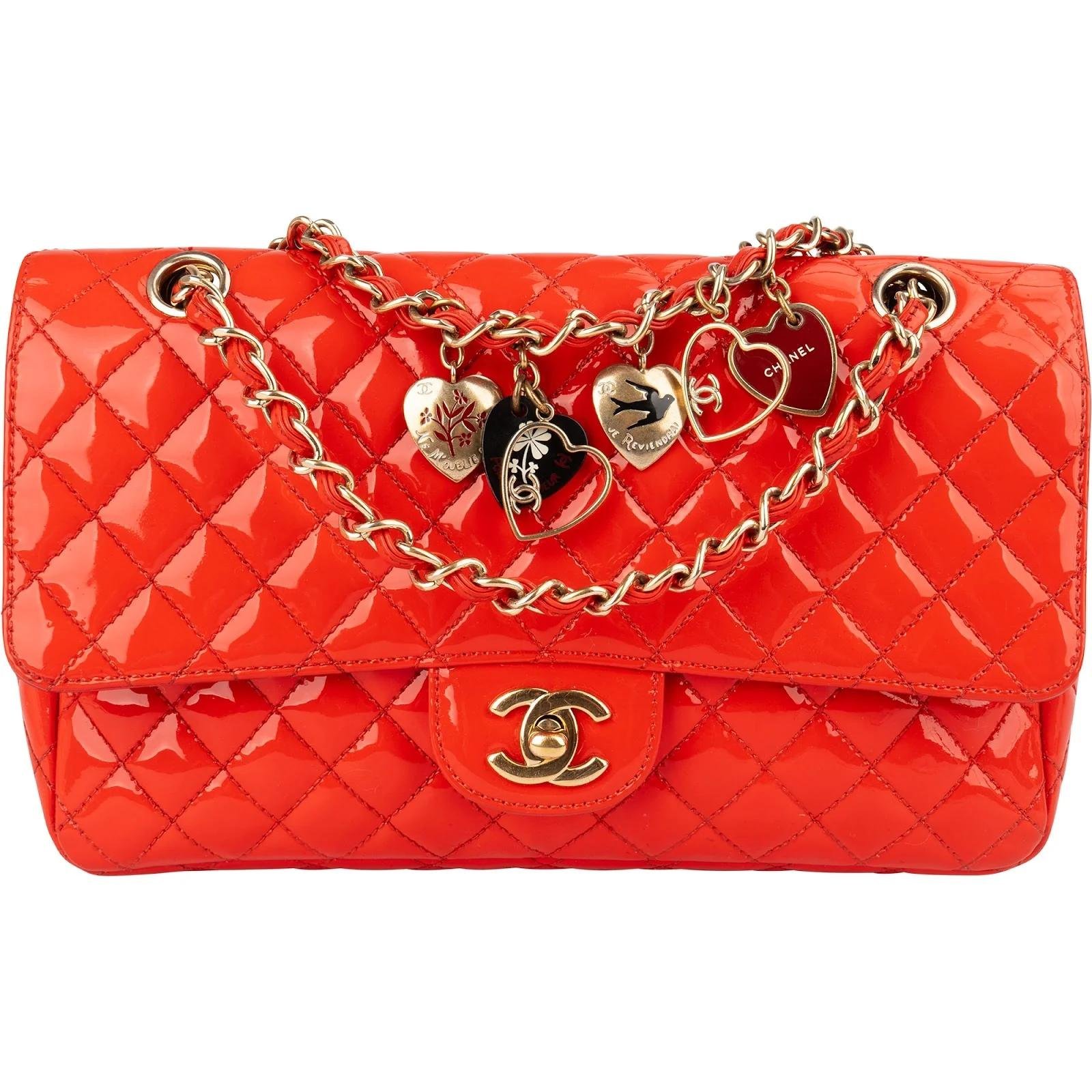 Timeless/Classique Valentine patent leather crossbody bag