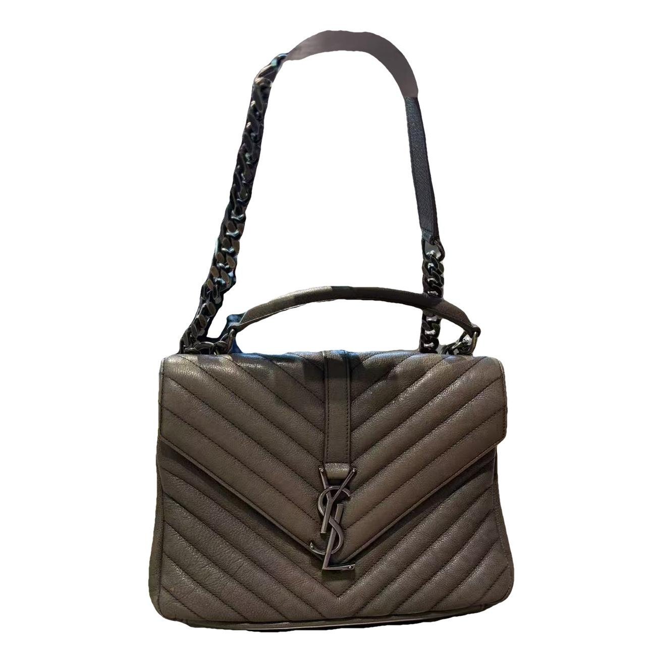 Collége monogramme leather handbag