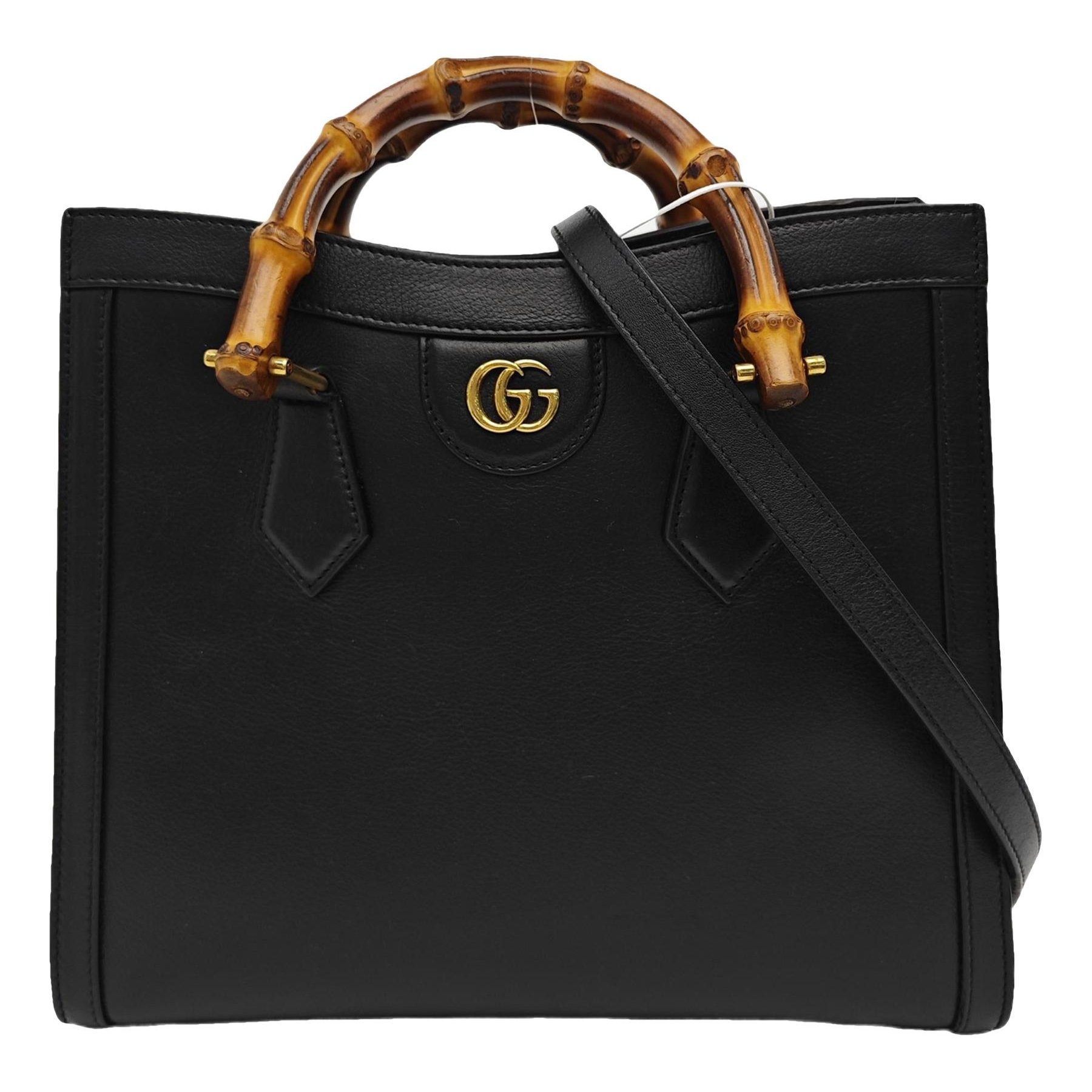 Diana Bamboo leather tote