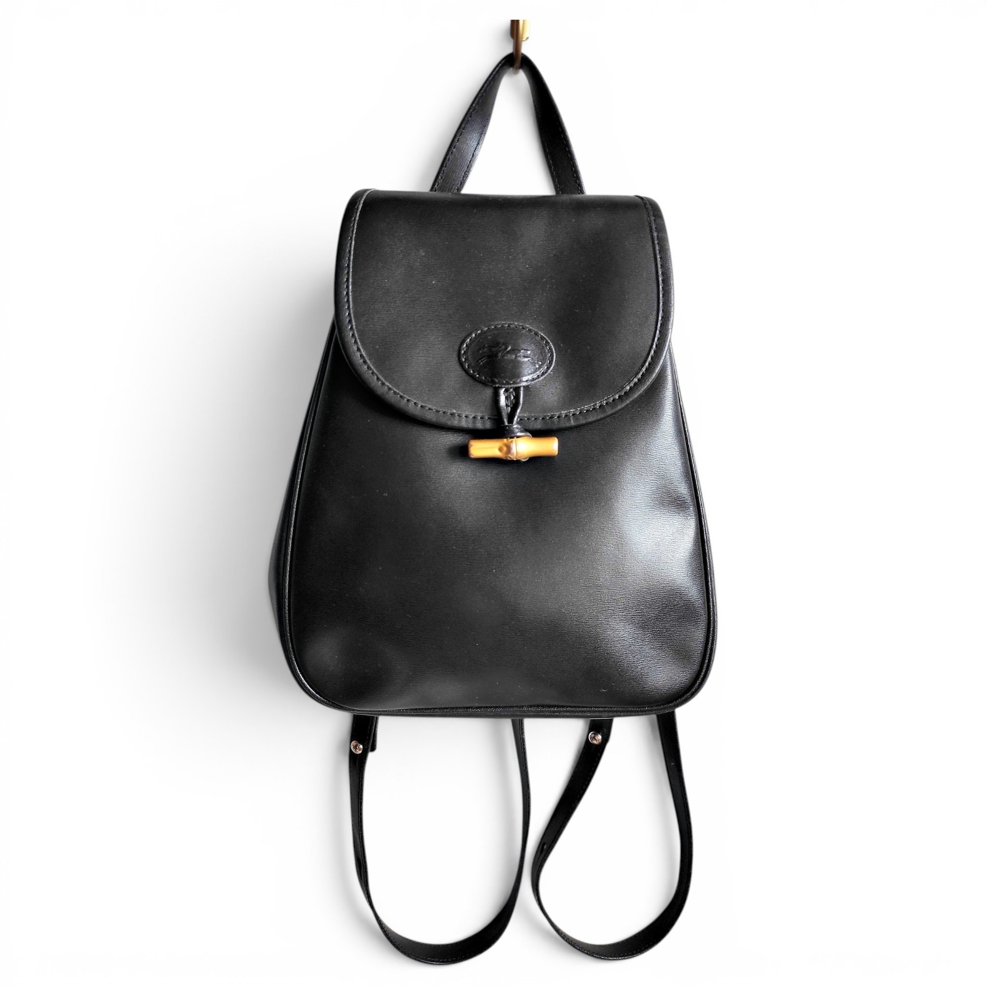 Leather backpack