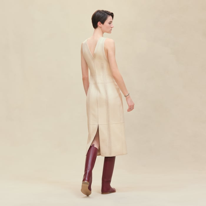 Dress With Perforated Details