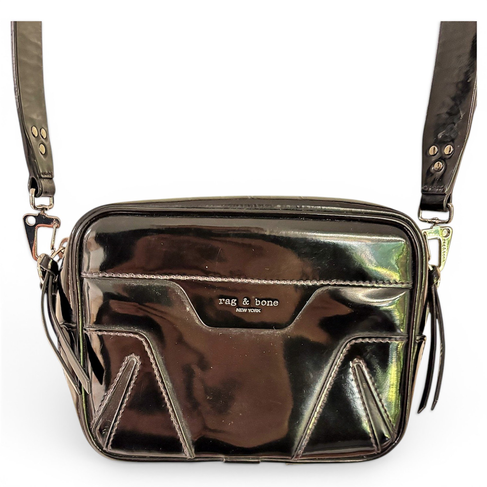 Rag & Bone Patent leather crossbody bag