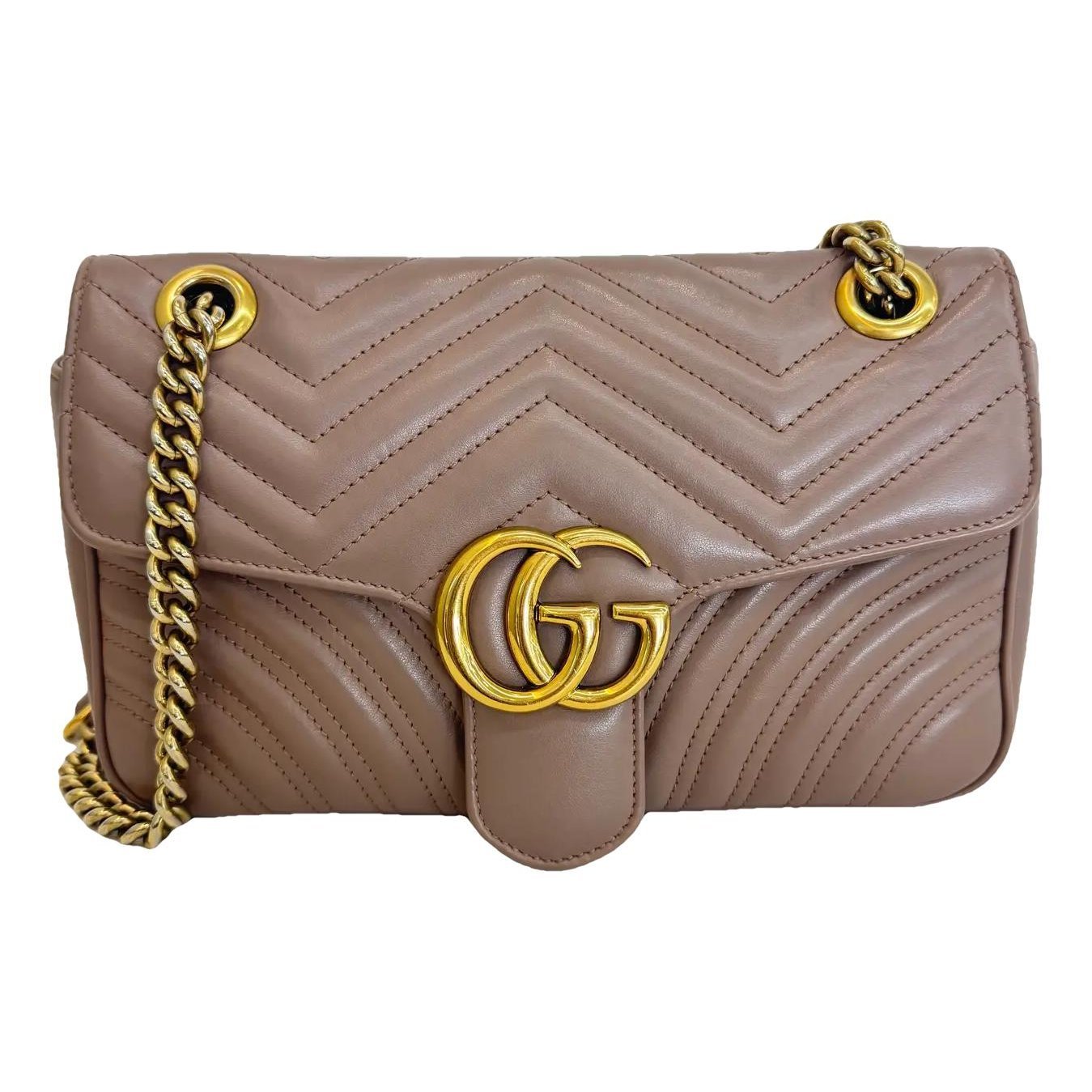 GG Marmont Flap leather crossbody bag
