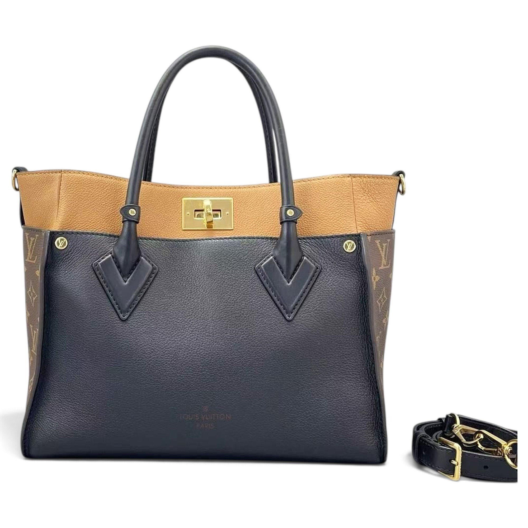 On My Side leather tote