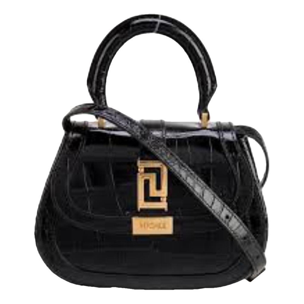 Versace Greca Goddess leather mini bag