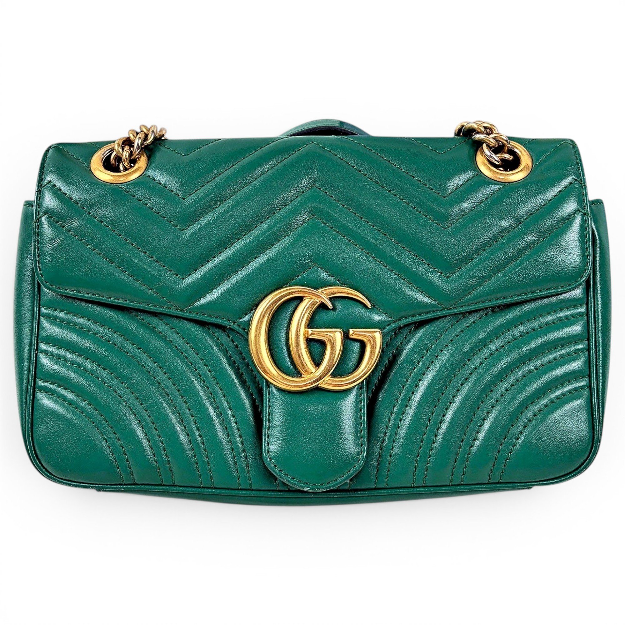 GG Marmont Flap leather handbag