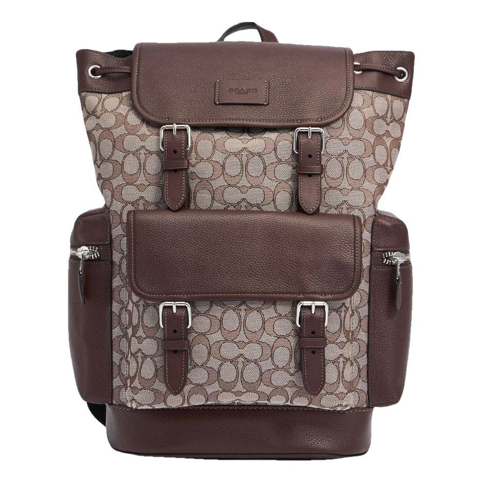 Leather backpack
