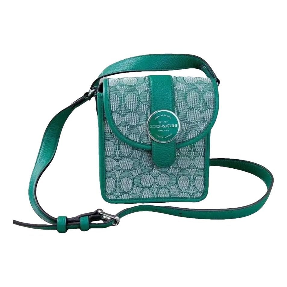 Leather crossbody bag