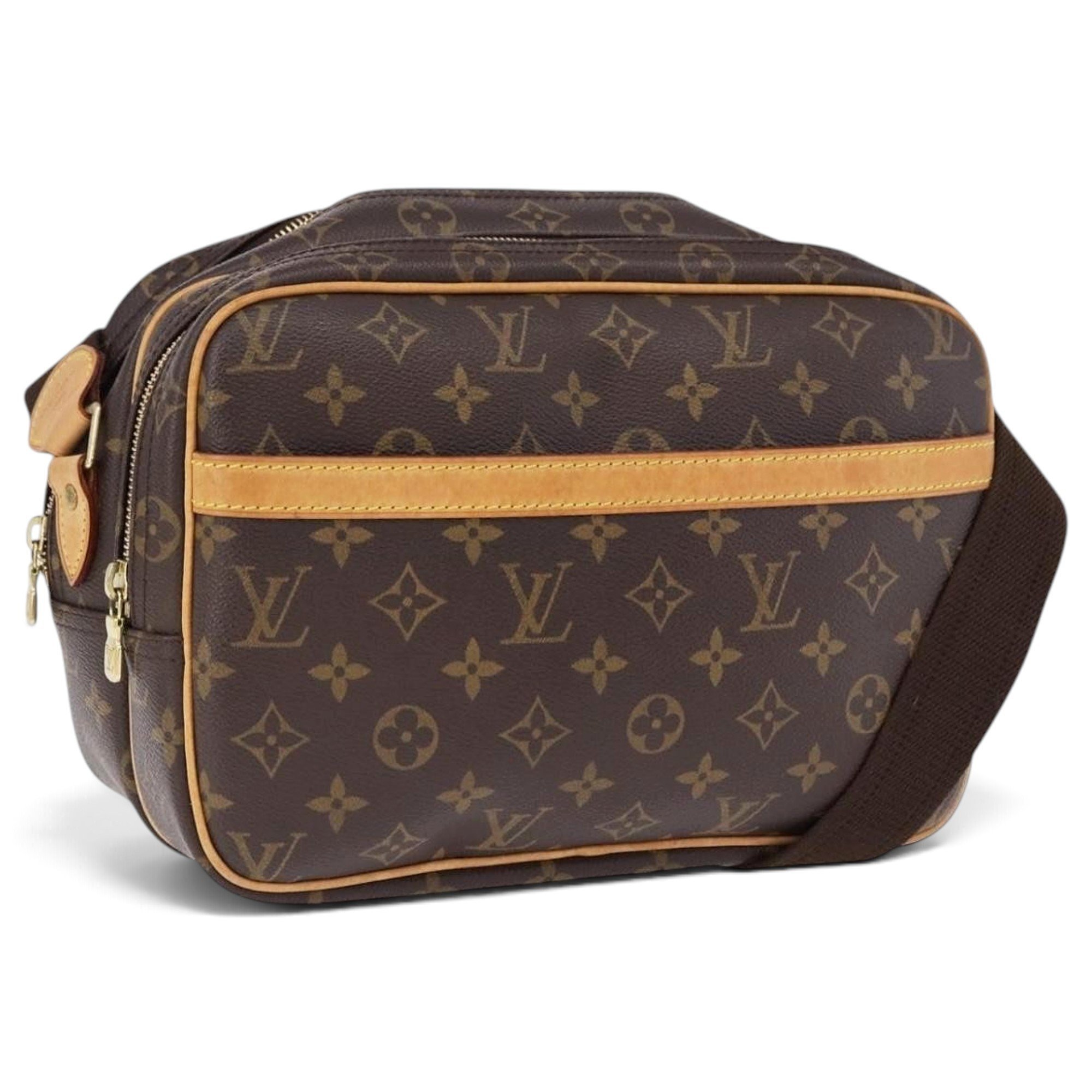 Reporter leather handbag