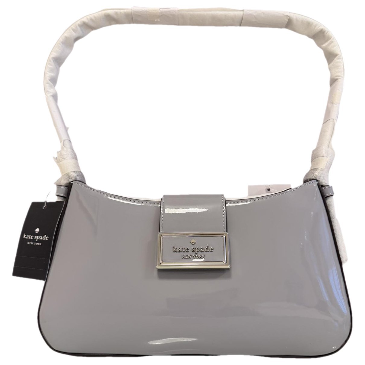 Patent leather handbag