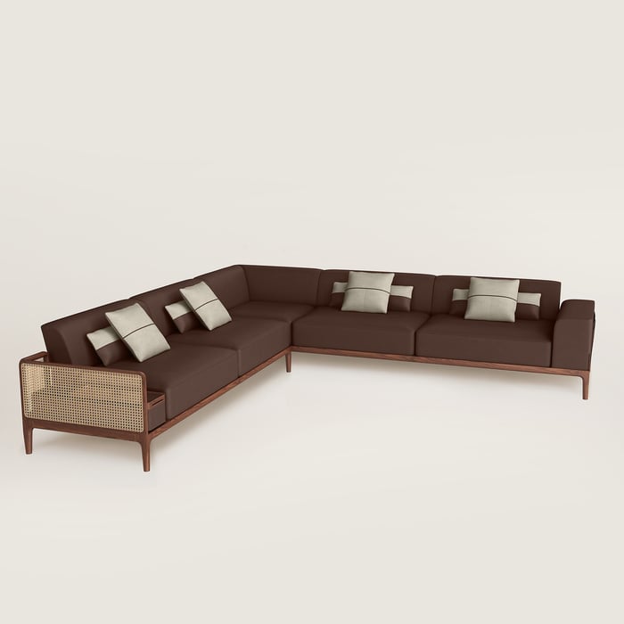 Chocolat Sofa Sellier 5-seater Corner