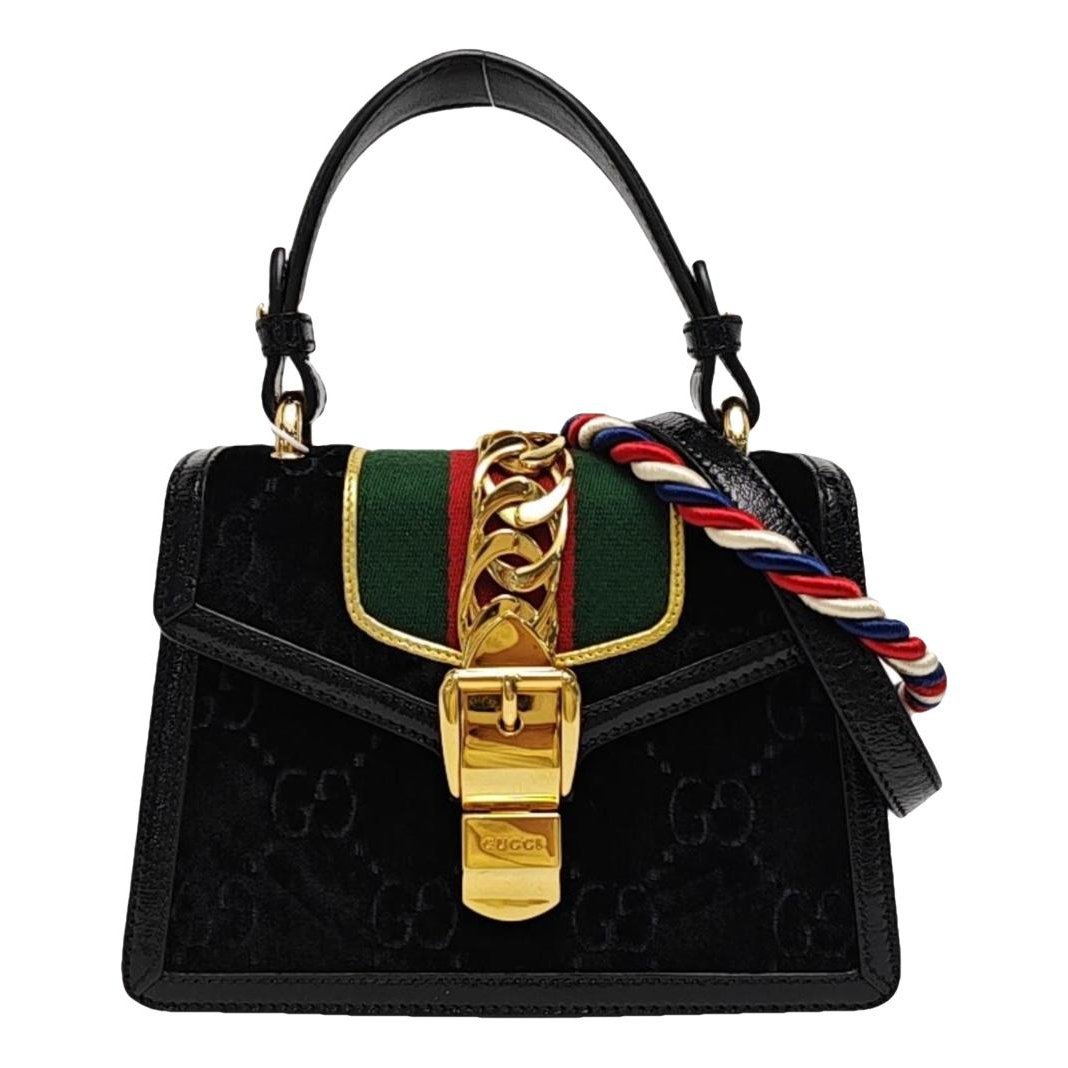 Sylvie velvet handbag