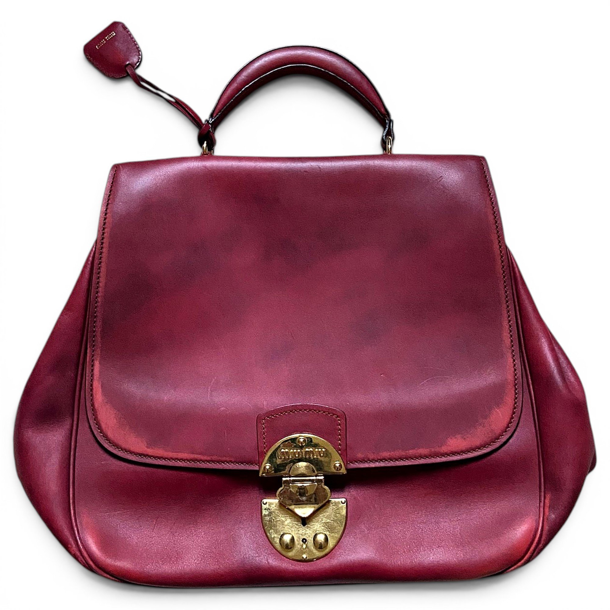 Leather satchel